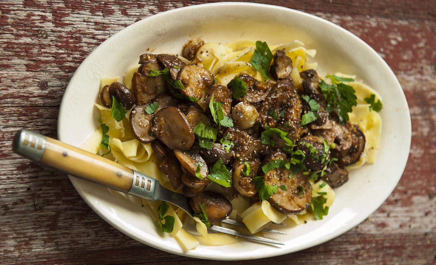 Mushroom Bourguignon