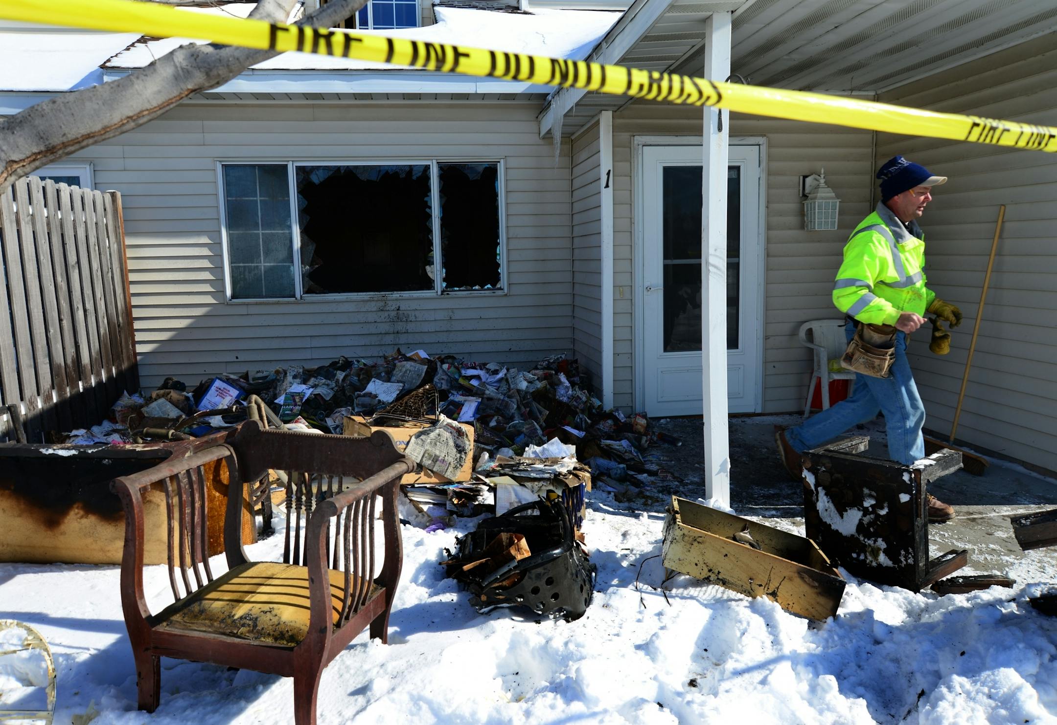 Fire in an Oakdale townhouse before dawn Tuesday killed a 65-year-old woman, authorities said.The blaze struck the home in the 7000 block of 19th Street at about 5 a.m., according to police. Fire crews arrived, saw smoke coming from the windows and quickly extinguished the flames