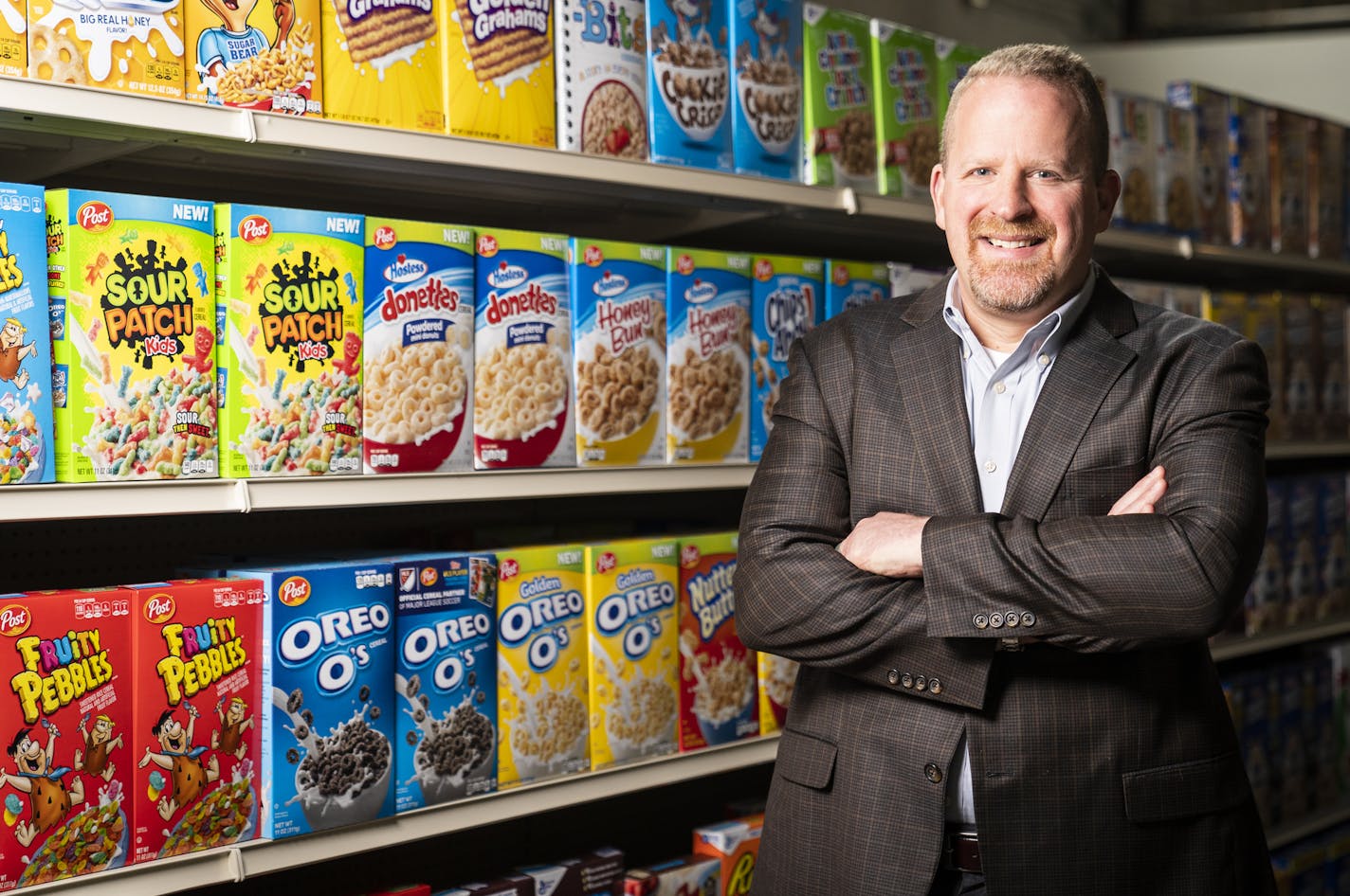 Post Consumer Brands CEO Howard Friedman poses for a portrait. ] LEILA NAVIDI &#x2022; leila.navidi@startribune.com BACKGROUND INFORMATION: Post Consumer Brands CEO Howard Friedman poses for a portrait at Post headquarters Merchandising Lab in Lakeville on Friday, October 4, 2019.