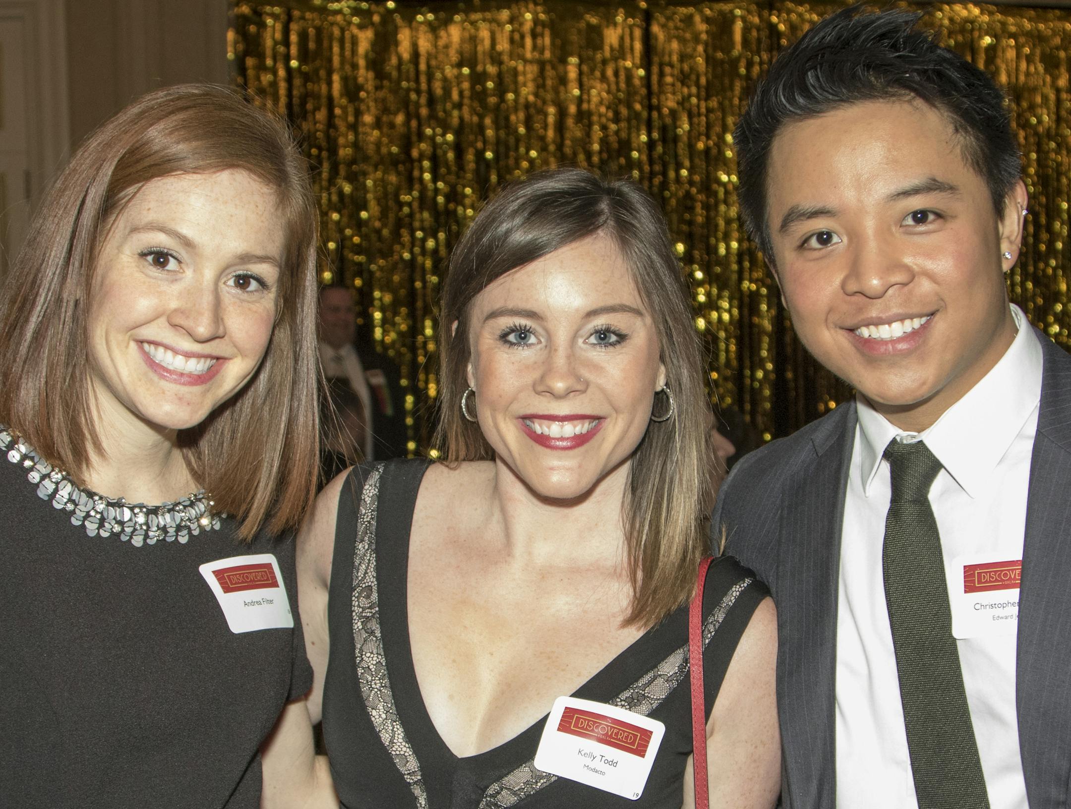 Andrea Filter, Kelly Todd and Chris Chung.