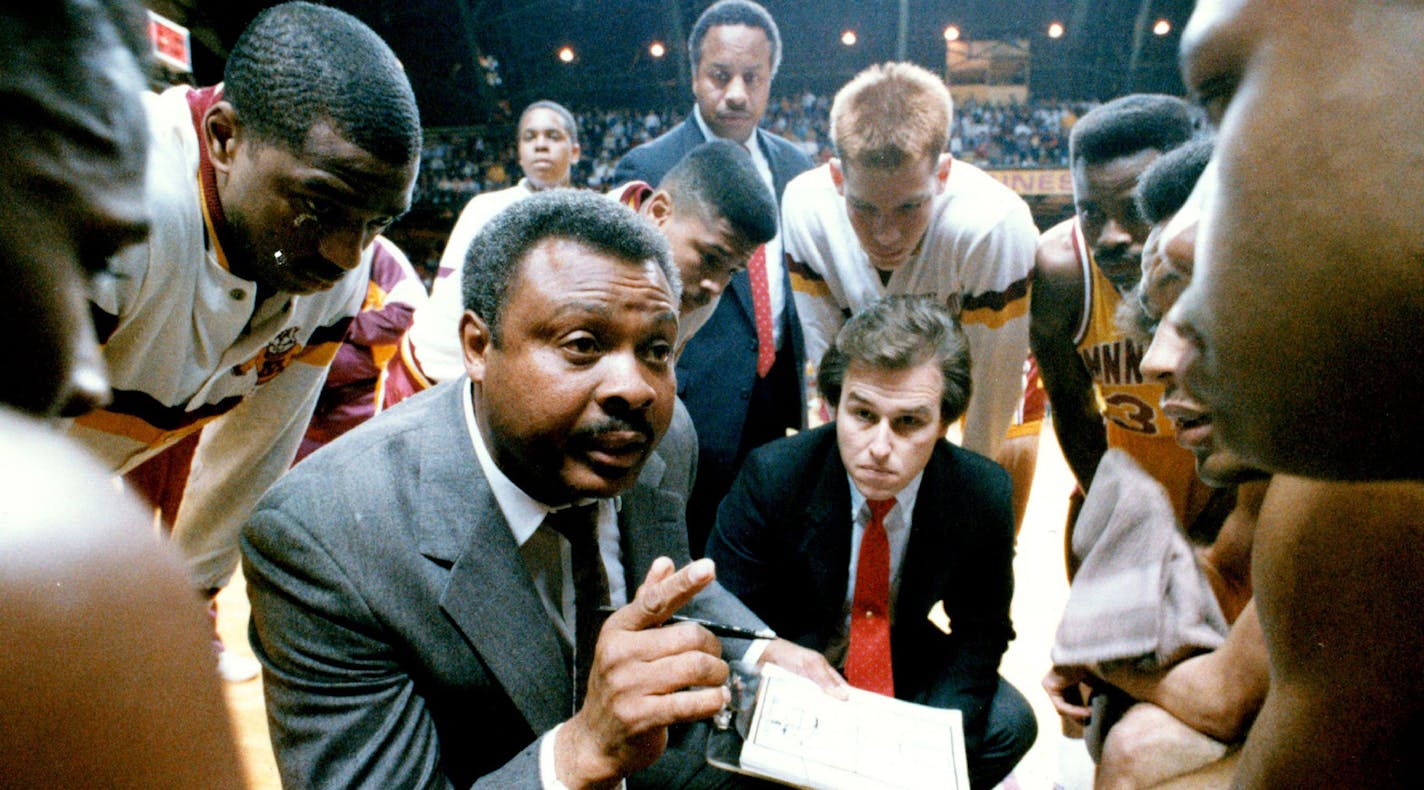 Clem Haskins - Gopher Basketball Coach Mike Zerby, Minneapolis Star Tribune ORG XMIT: MIN2016022918205961 ORG XMIT: MIN1602291822282712