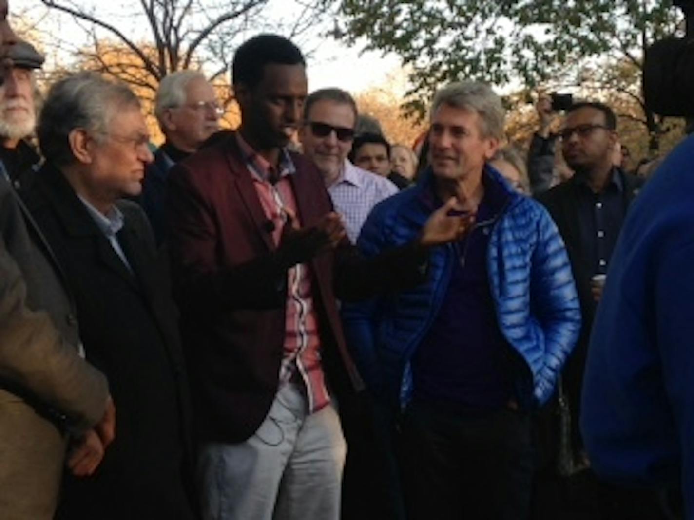 Hundreds turned out for Sambusa Sunday, including former Mayor R.T. Rybak.