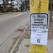 The city of Minneapolis has retired the "beg buttons" in hundreds of intersections, to protect public health. This sign appeared at 48th Street and S.