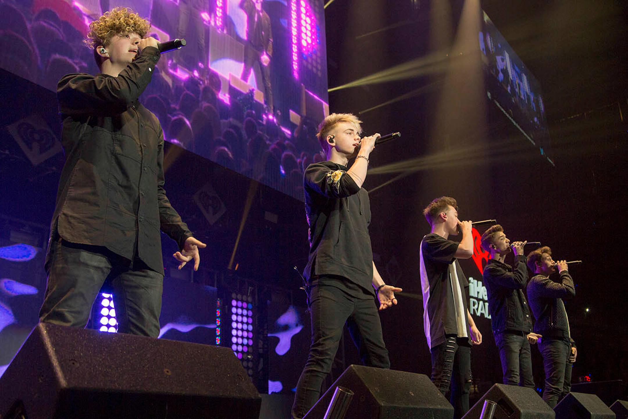Why Don't We performs at Jingle Ball.