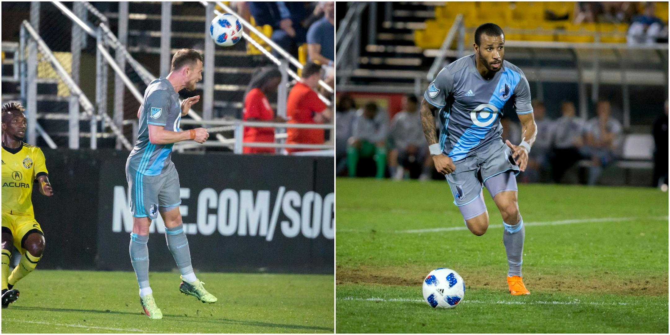 Jerome Thiesson (left) and Tyrone Mears