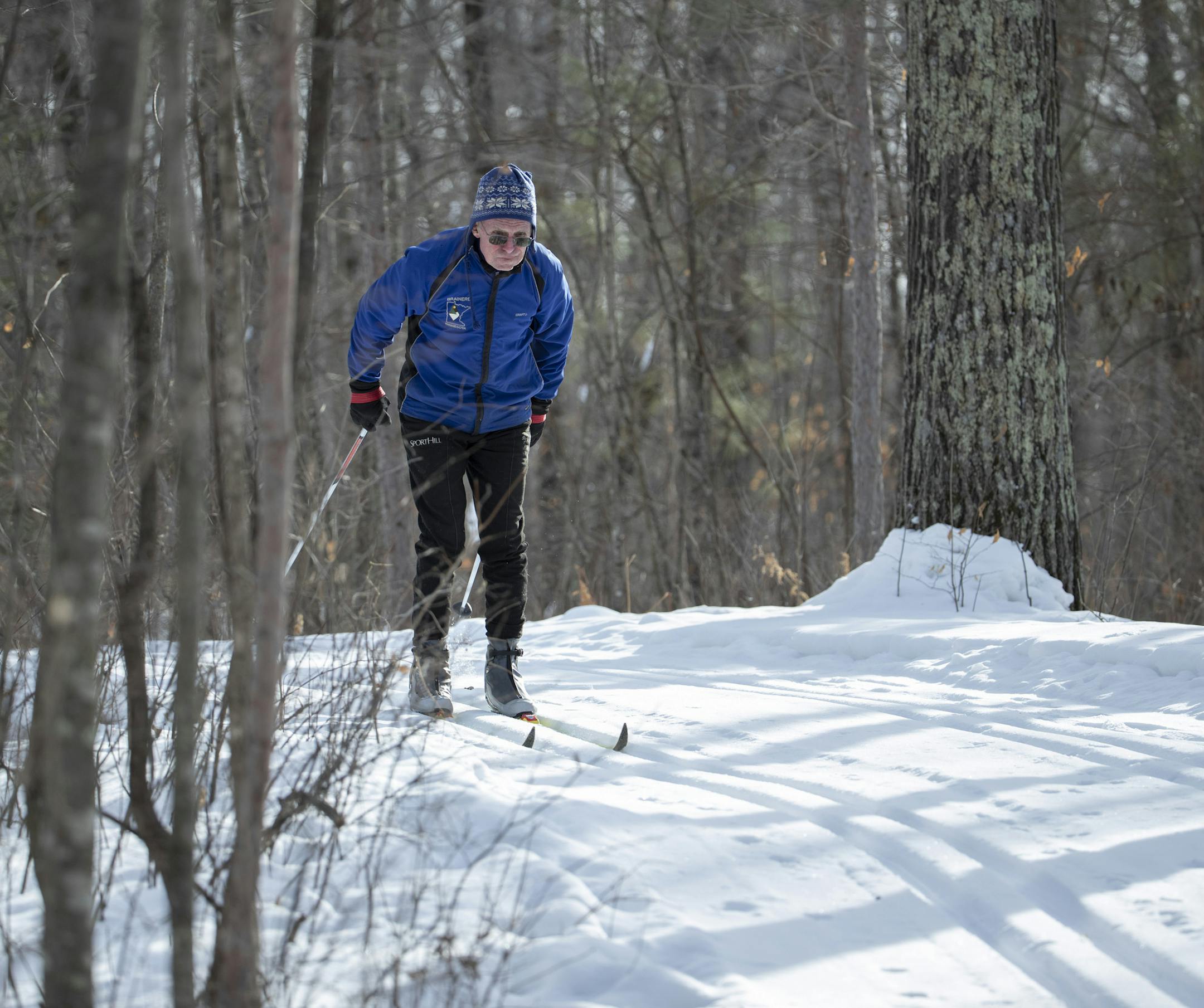 Pat Lanin is a titan of the Minnesota running and Nordic skiing scene -- he pioneered the sports as a competitor, organizer and teacher. He also is a Renaissance man, spending much of his time as a 'man of the woods' on his property southeast of Brainerd. ]
BRIAN PETERSON ¥ brian.peterson@startribune.com
Brainerd, MN Sunday, January 27, 2019