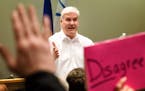 Rep. Tom Emmer hold his first town hall of the year in Sartell.