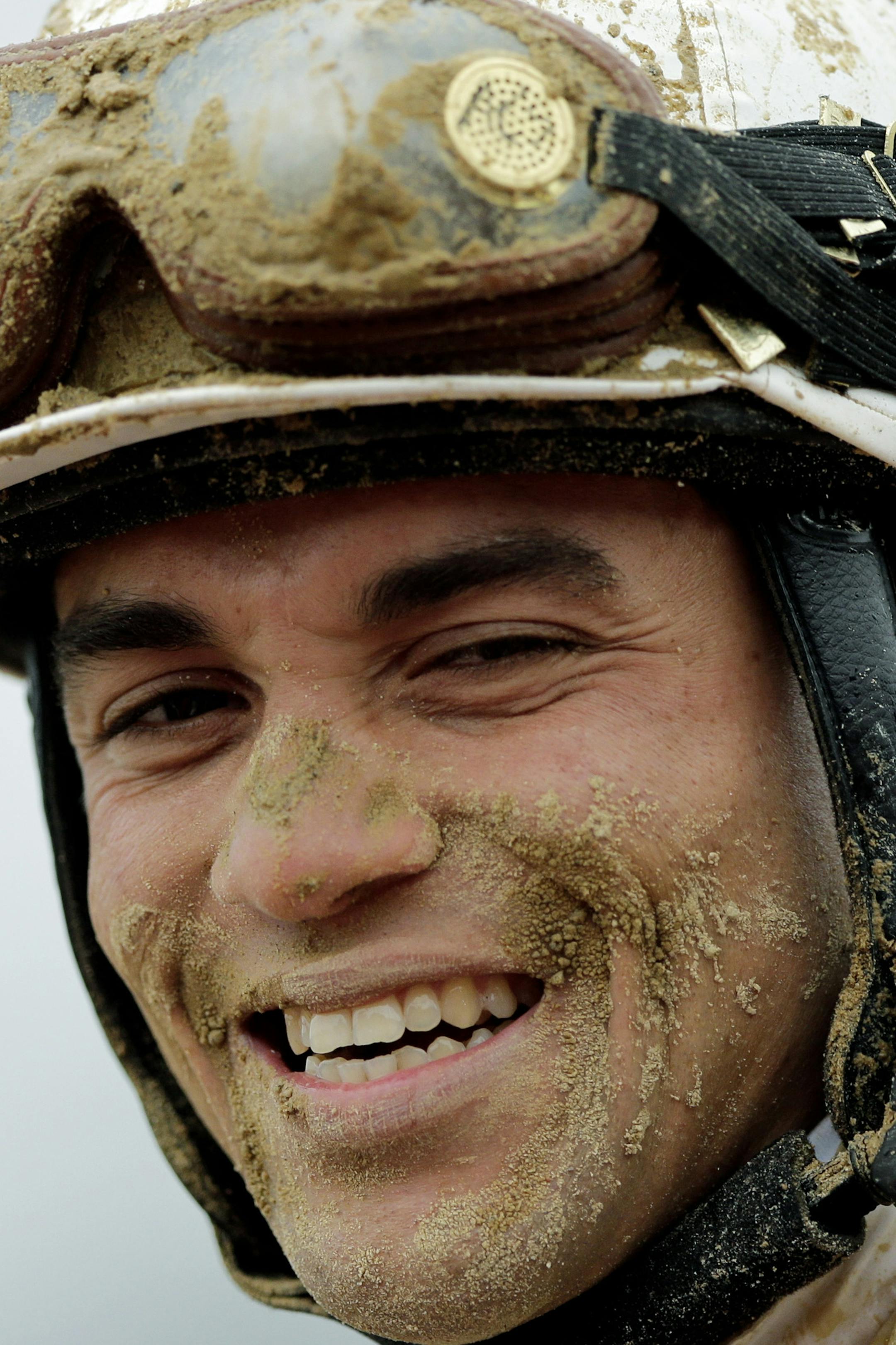 Joel Rosario rides Orb, reacts after winning the 139th Kentucky Derby at Churchill Downs Saturday, May 4, 2013, in Louisville, Ky. (AP Photo/Matt Slocum)