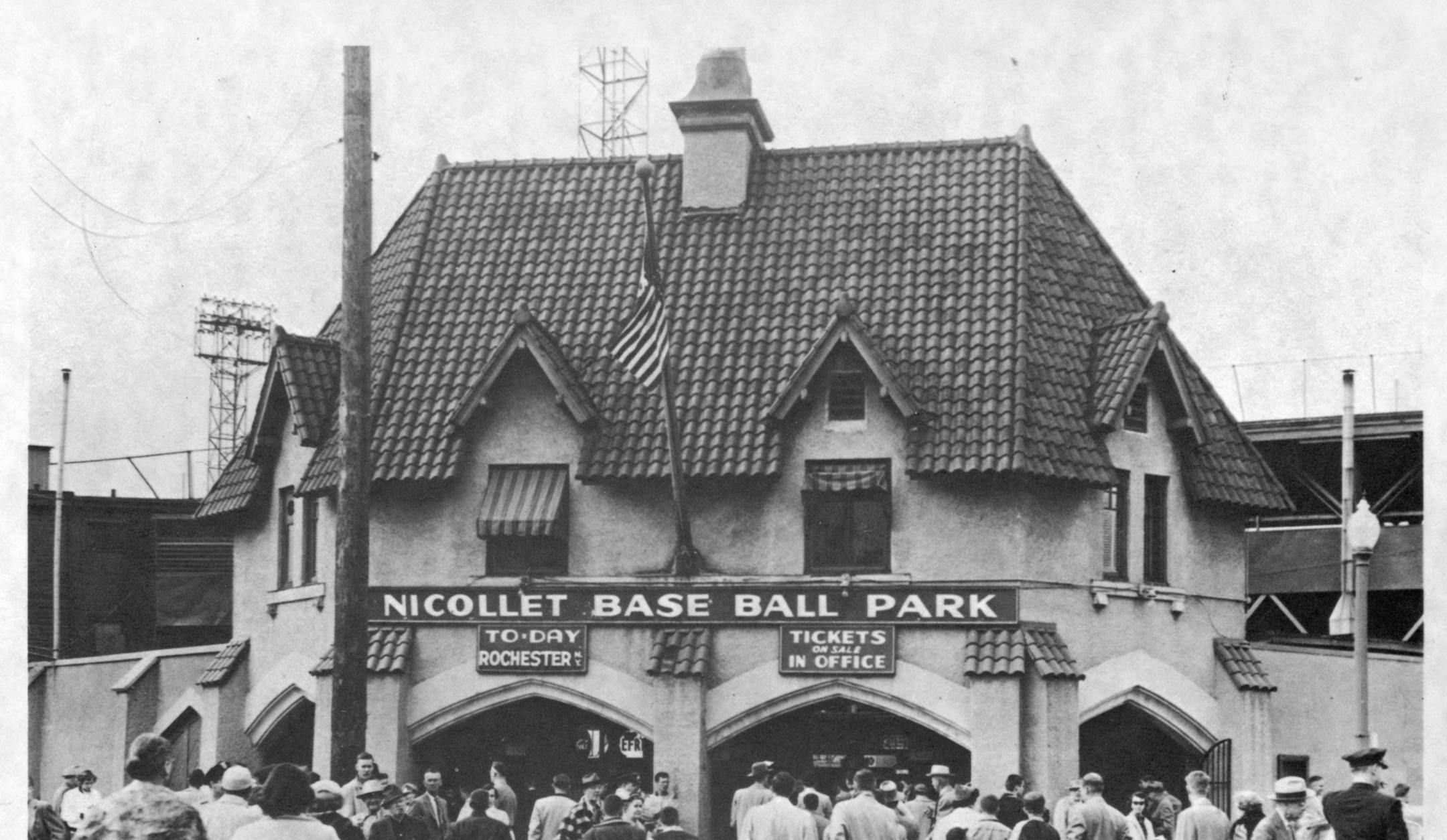 Nicollet Park, home of the Minneapolis Millers baseball team. Star Tribune file photo not dated, 1930s or 1940s.