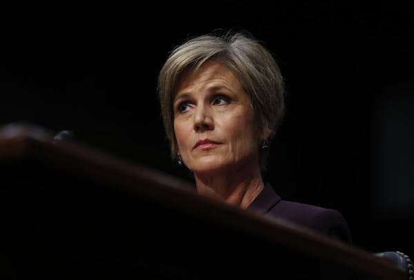 Former Acting Attorney General Sally Yates, seen in 2017, had been selected to lead an investigation into ketamine use during Minneapolis police calls