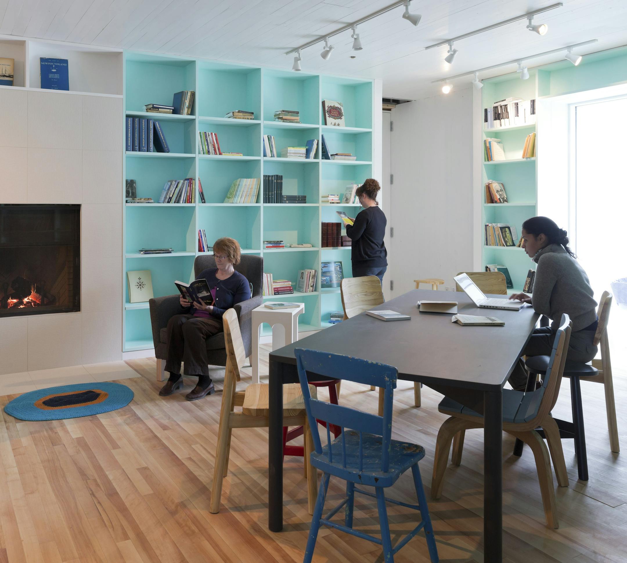 The Fogo Island Inn, home to the Dr. Leslie A. Harris Heritage Library, in Newfoundland Canada, in an undated handout photo. Many hotels are calling attention to their books available for guests and unique environs to enjoy them in. (Iwan Baan via The New York Times) -- NO SALES; FOR EDITORIAL USE ONLY WITH STORY SLUGGED HOTELS-BOOKS-ADV17. ALL OTHER USE PROHIBITED. -- PHOTO MOVED IN ADVANCE AND NOT FOR USE - ONLINE OR IN PRINT - BEFORE NOV. 17, 2013.