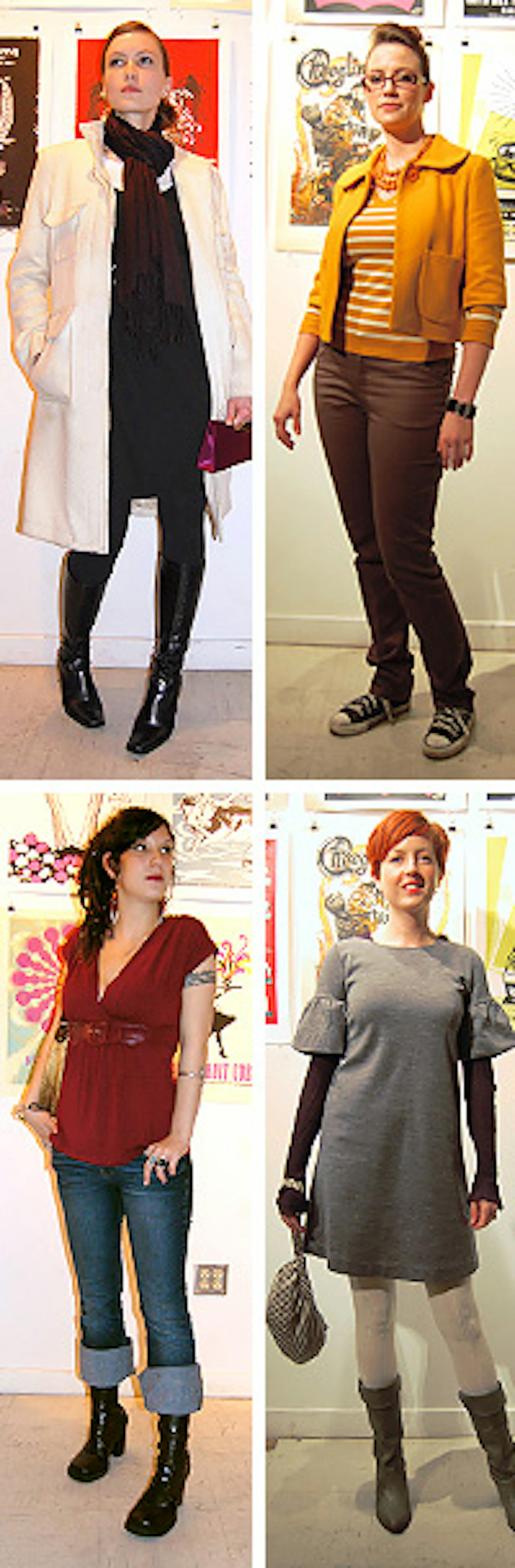 Clockwise from top - Amy Vickroy, Letta Wren Christianson, Kelly English, Tara Grieco