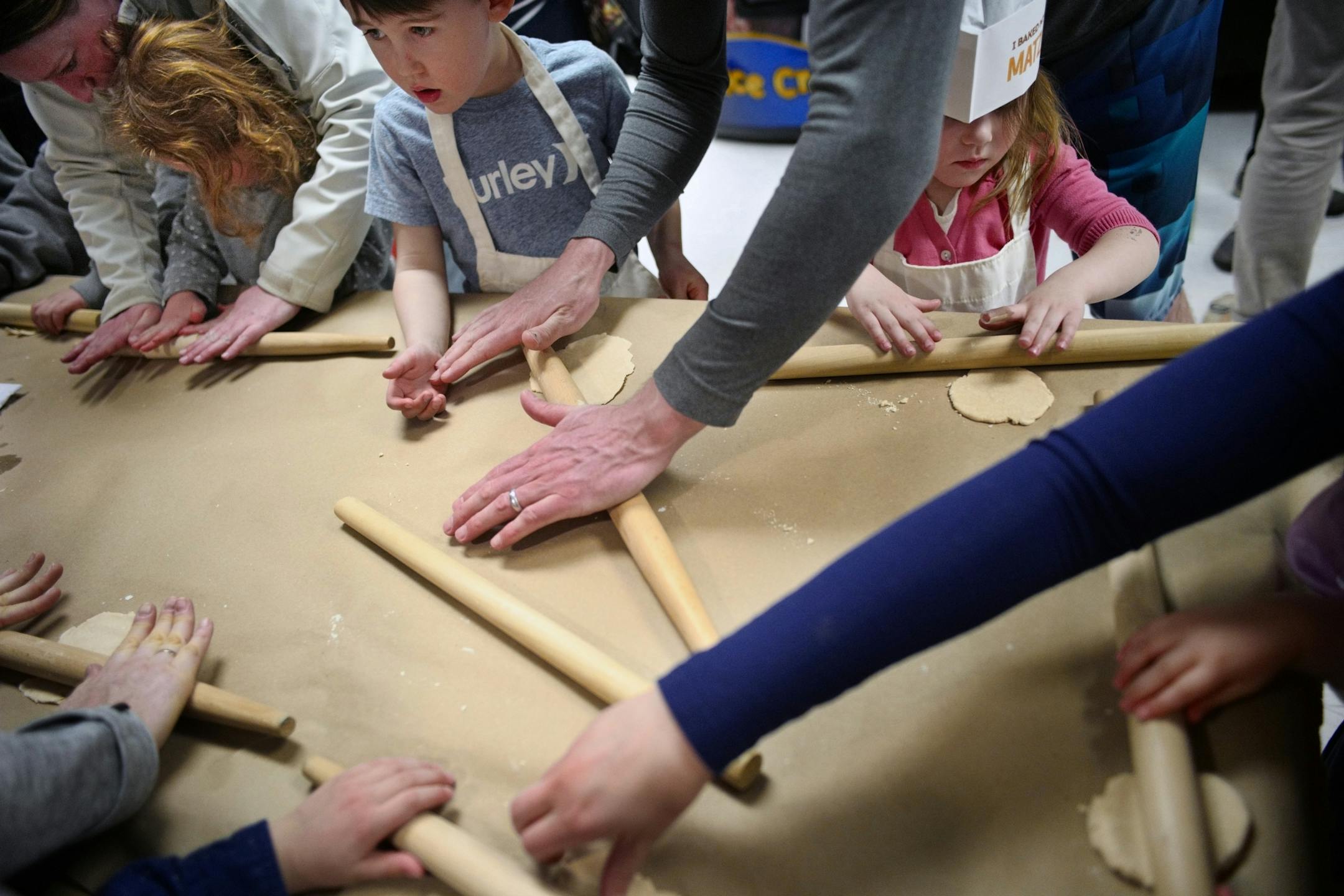 The dough must be rolled very thin and then peforated to become a successful matzo.
