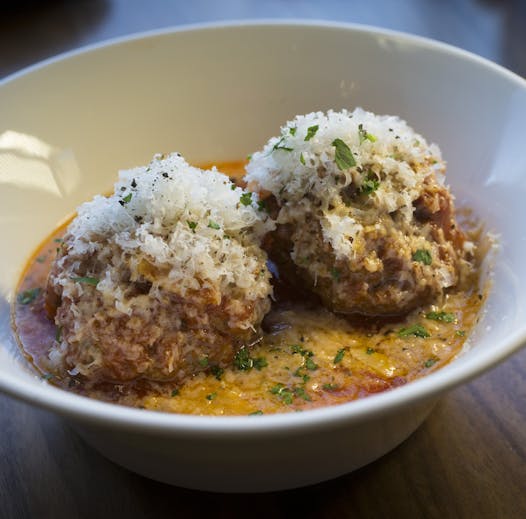 The meatballs might be the best value at Scena.