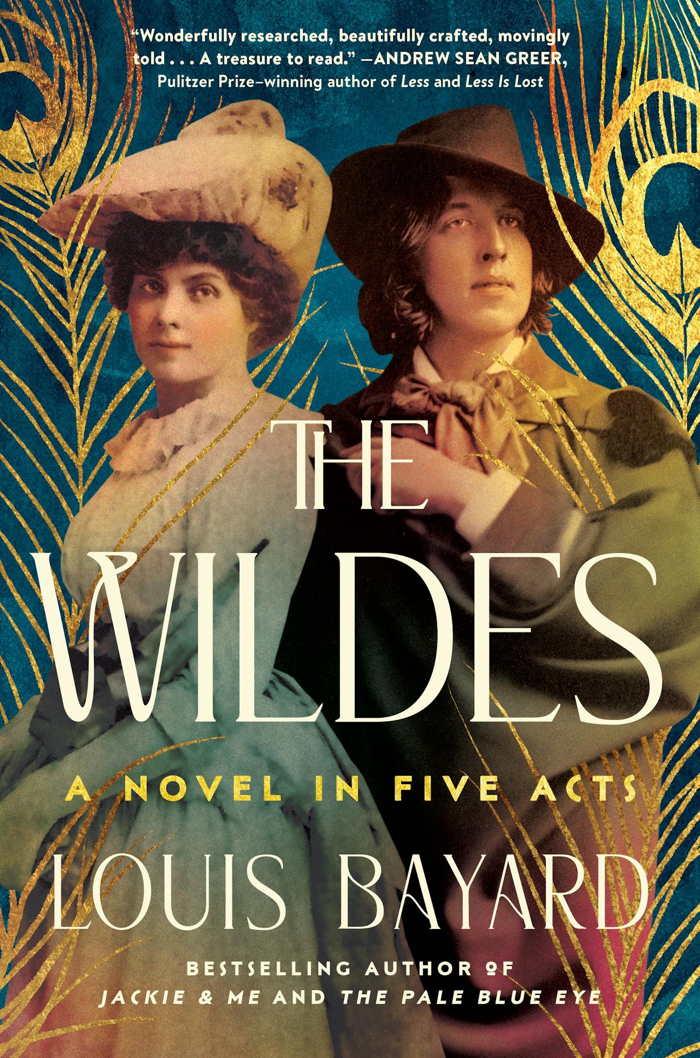 cover of The Wildes features a photo illustration of Constance and Oscar Wilde