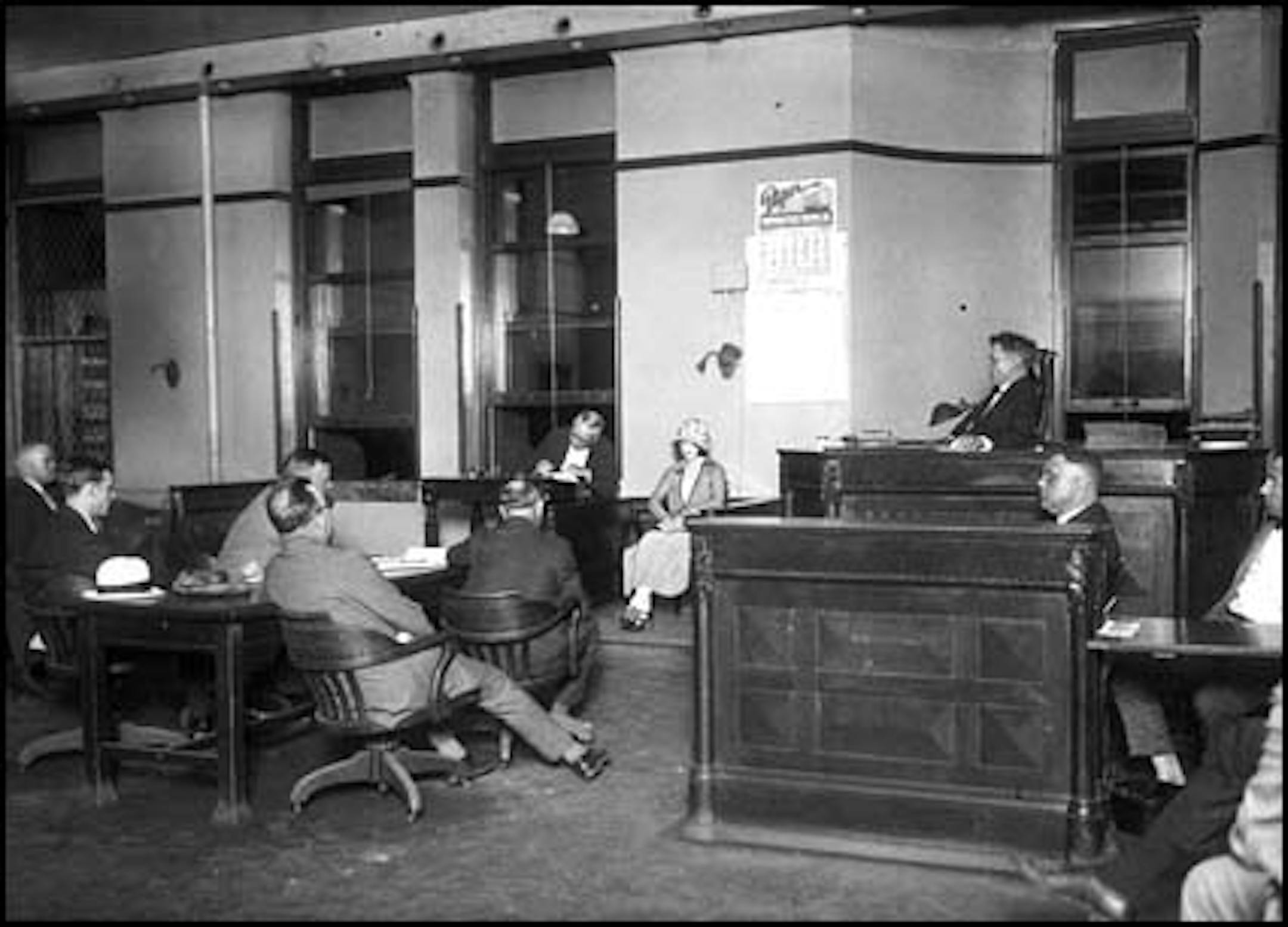 Minneapolis night court, 1924