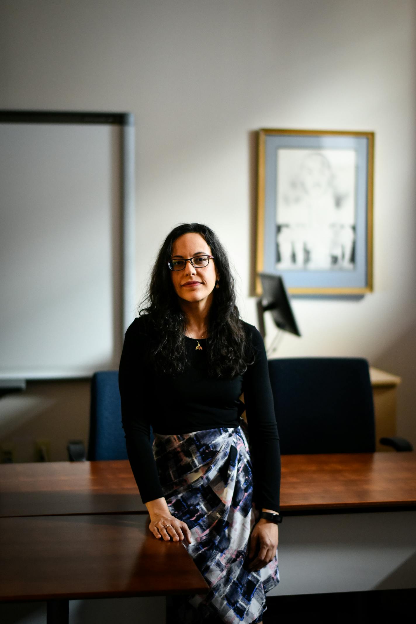 Imani Jafaar, of the Office of Police Conduct Review, was photographed in a conference room near her office at Minneapolis City Hall Wednesday. ] AARON LAVINSKY &#xef; aaron.lavinsky@startribune.com Portrait of Imani Jafaar, of the Office of Police Conduct Review, which is leading a soon-to-be-published study of the city's nuisance law, which was intended as a law enforcement tool to deal with problem properties, but in practice is being used to uproot tenants in low-income and minority neighbor