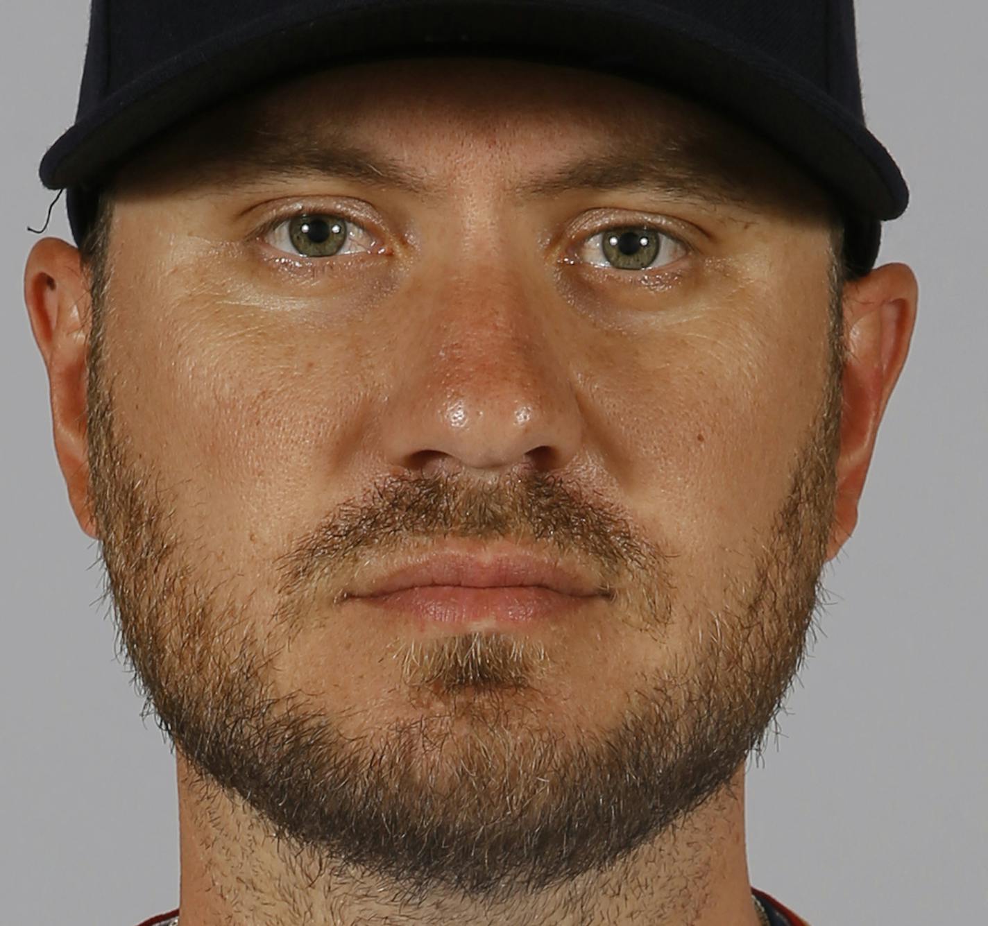 This is a 2016 photo of pitcher Kevin Jepsen of the Minnesota Twins baseball team. This image reflects the 2016 active roster as of March 1, 2016, when this image was taken. (AP Photo/Patrick Semansky) ORG XMIT: OTK