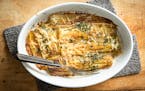 Make braised leeks a hearty side dish or a vegetarian main. Credit: Mette Nielsen, Special to the Star Tribune