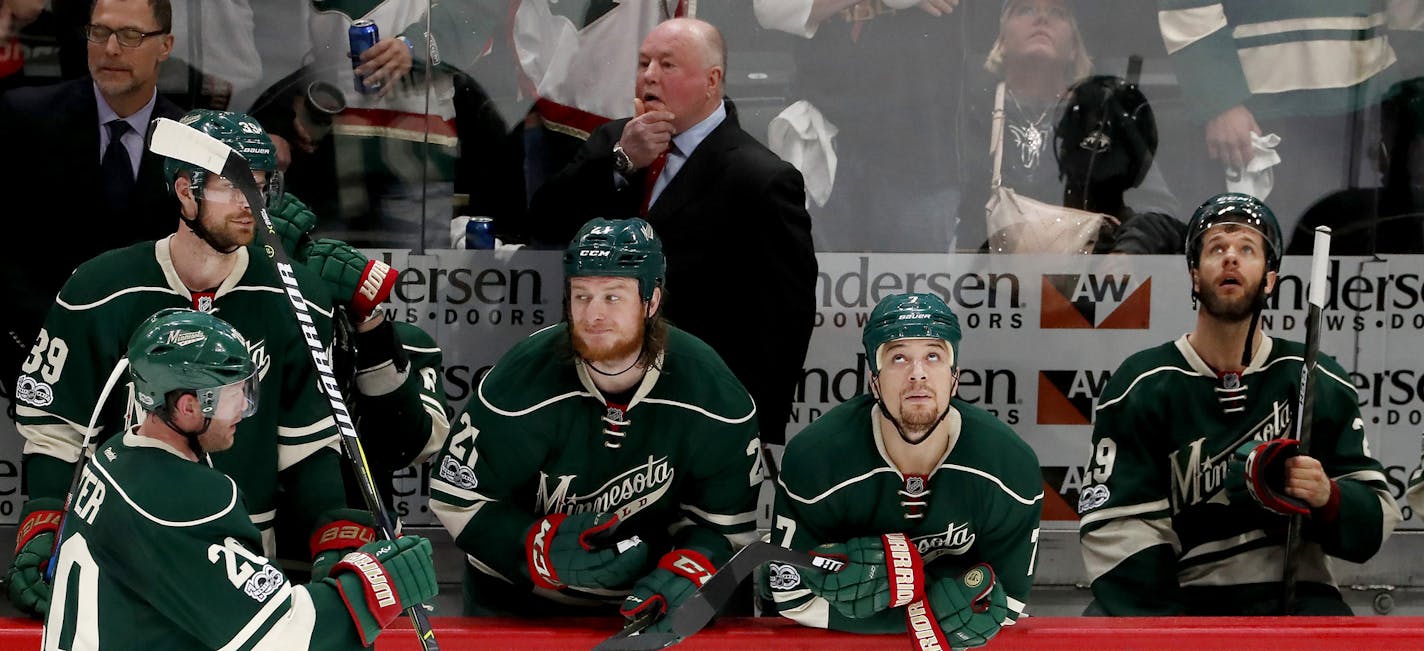 When Wild coach Bruce Boudreau, General Manager Chuck Fletcher and their staff sequester themselves to analyze what went wrong for a team that two months ago looked like a bona fide Stanley Cup contender, the first task should be trying to determine how the chemistry for the West's most consistent team for almost three months got so discombobulated.