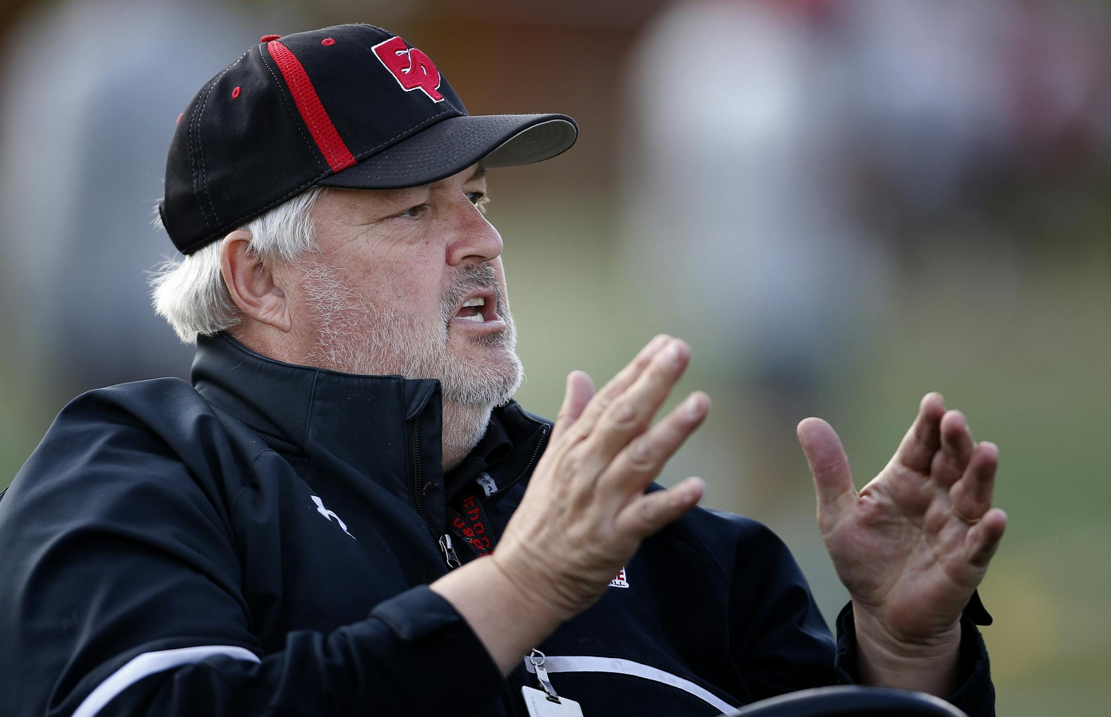 ] CARLOS GONZALEZ cgonzalez@startribune.com - October 22, 2014 , Eden Prairie, MN, Eden Prairie High School Football. Class 6A football advance,