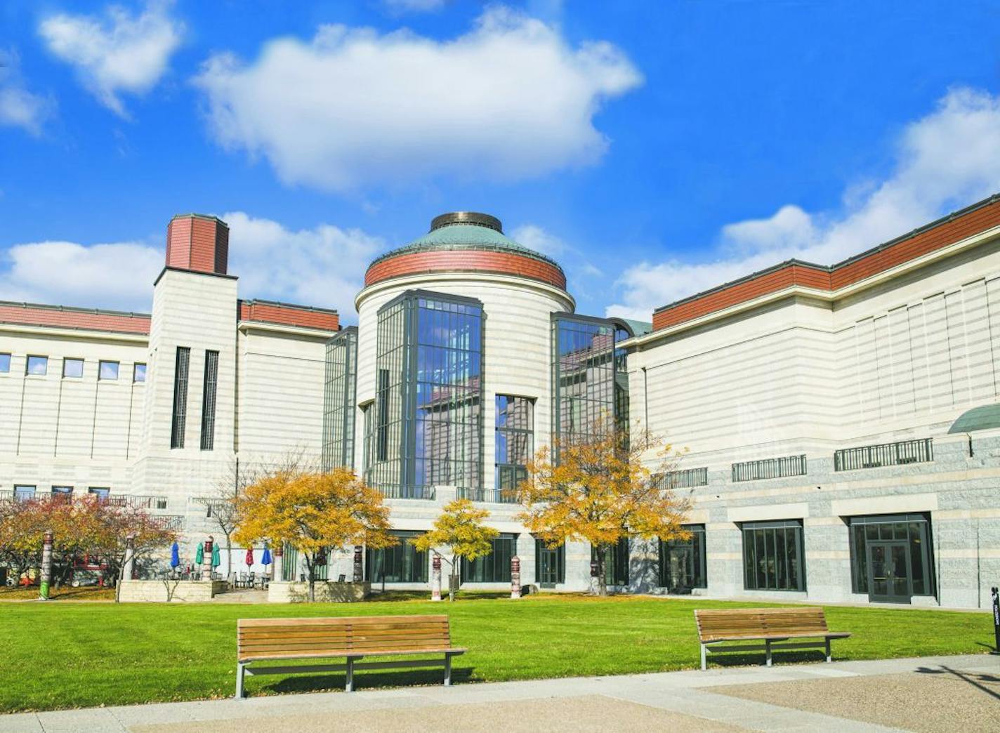 Minnesota History Center exterior Photo by Rebecca Studios, courtesy Minnesota Historical Society