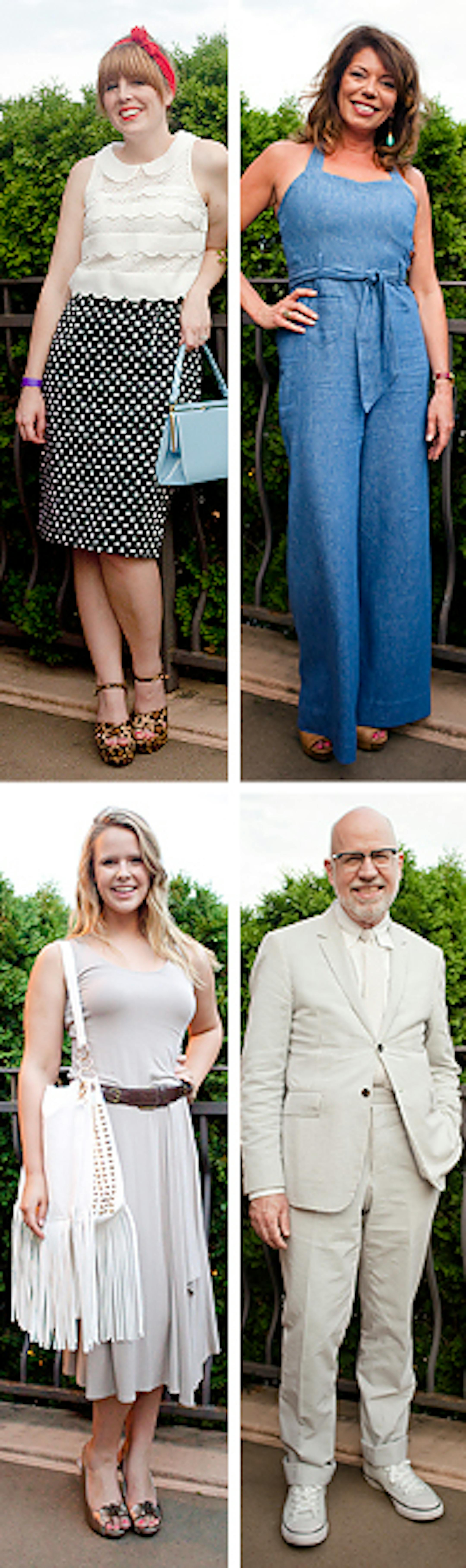 Clockwise from top - Rachel Amelotti, Joanne Meany, John Faricy, Micaela Resh