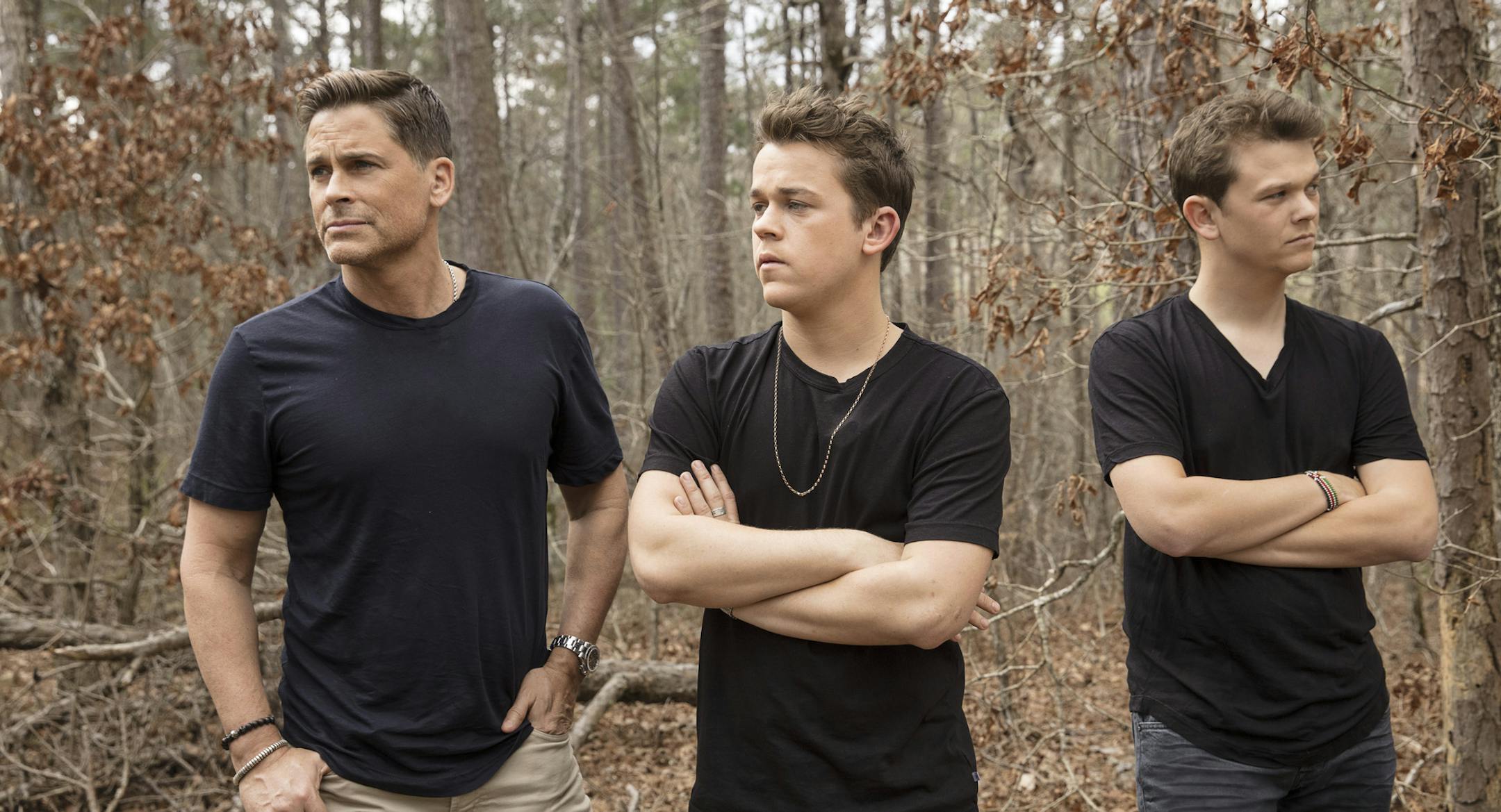 The Lowe Files
Rob Lowe and his sons John Owen and Matthew star in "The Lowe Files" premiering August 2 at 10pm ET/PT on A&E. Photo by Richard Knapp
Copyright 2017