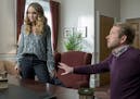 Debby Ryan and Dallas Roberts in the Netflix series "Insatiable."
