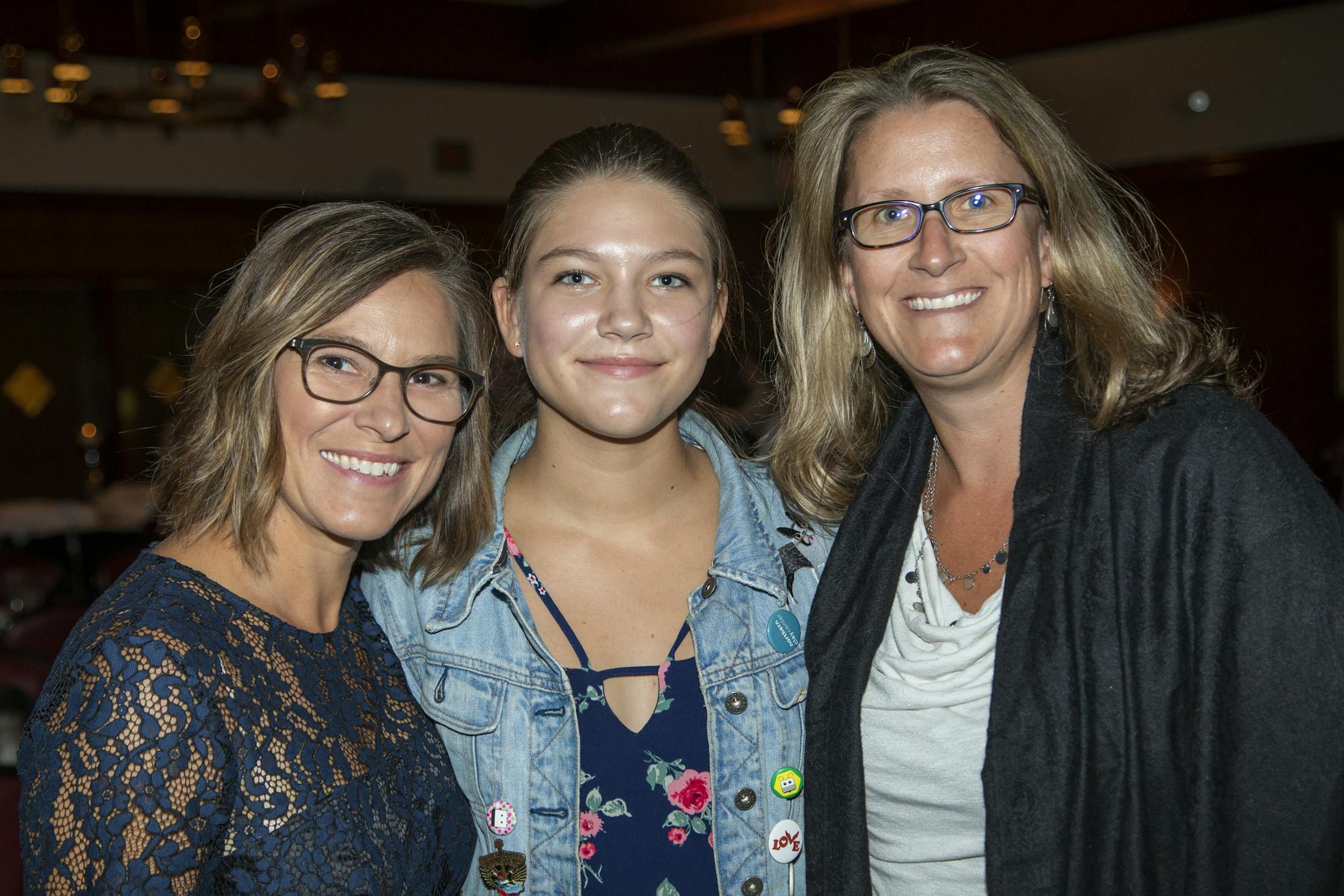 Maggie and Lucy Johnson and Kristin Daniels.