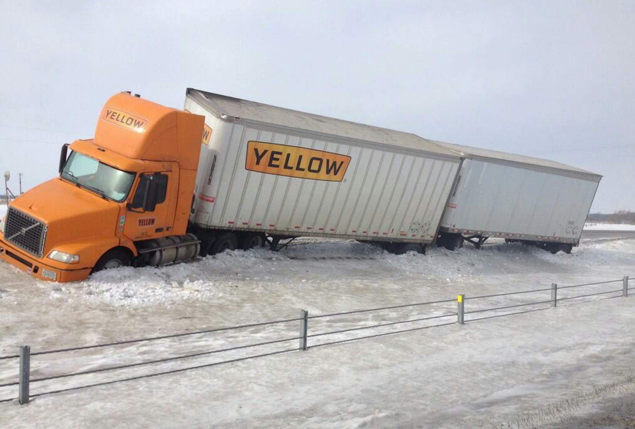 Freezing rain made I-94 from Alexandria to St. Cloud dangerous to drive on, and left dozens of vehicles in ditches.