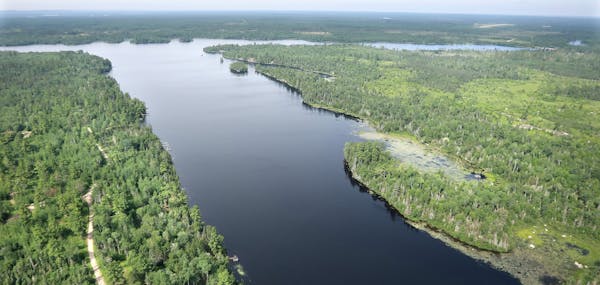Photos by Bob King taken July 16, 2019, for Opinion Exchange/Editorial on Twin Metals, to publish November 24, 2019. Aerial view of Birch Lake showing