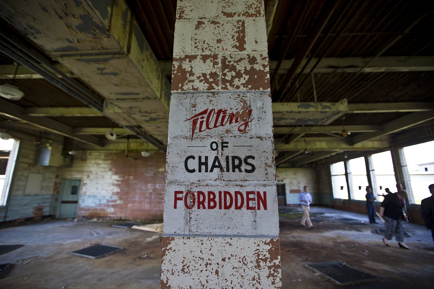 The old cafeteria at building 101