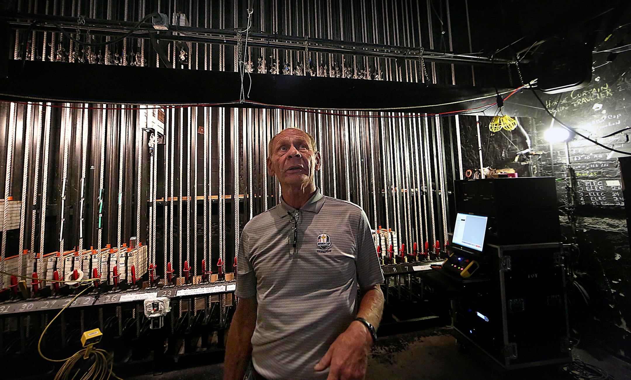Dave Marietta, is a third-generation stagehand and longtime "House man" who helps to keep the restored Hennepin Theater Trust theaters running. Marietta recently oversaw some of the behind-the-scenes preparations for the musical �Cinderella.�