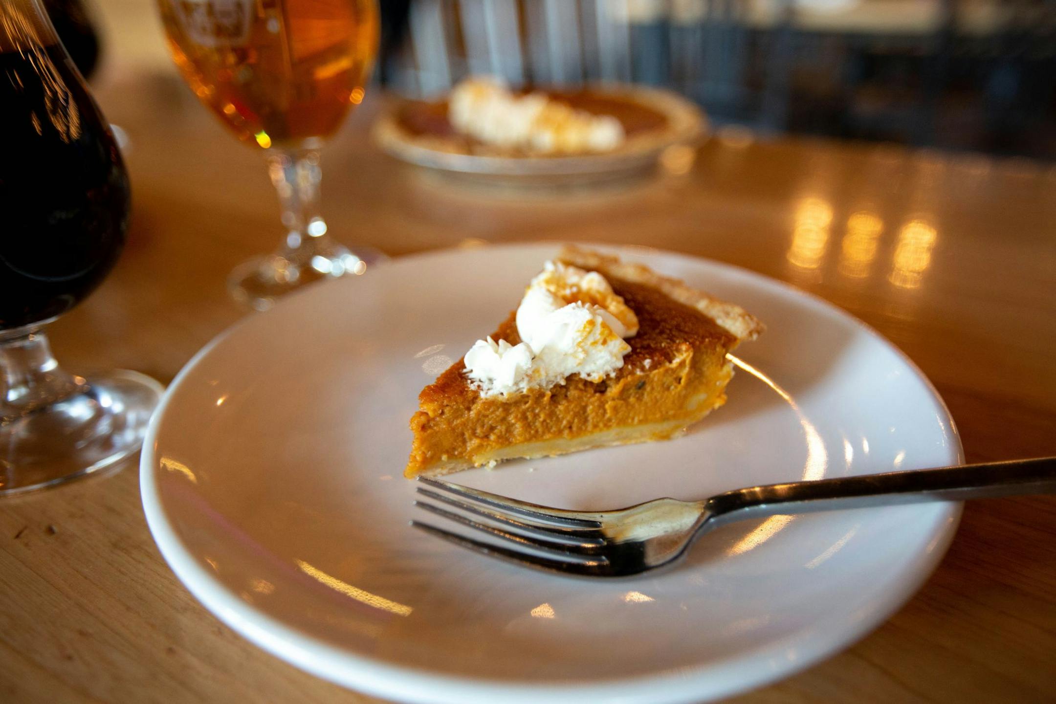 Surly's pumpkin pie is made with the brewer's Liquid Stardust beer.