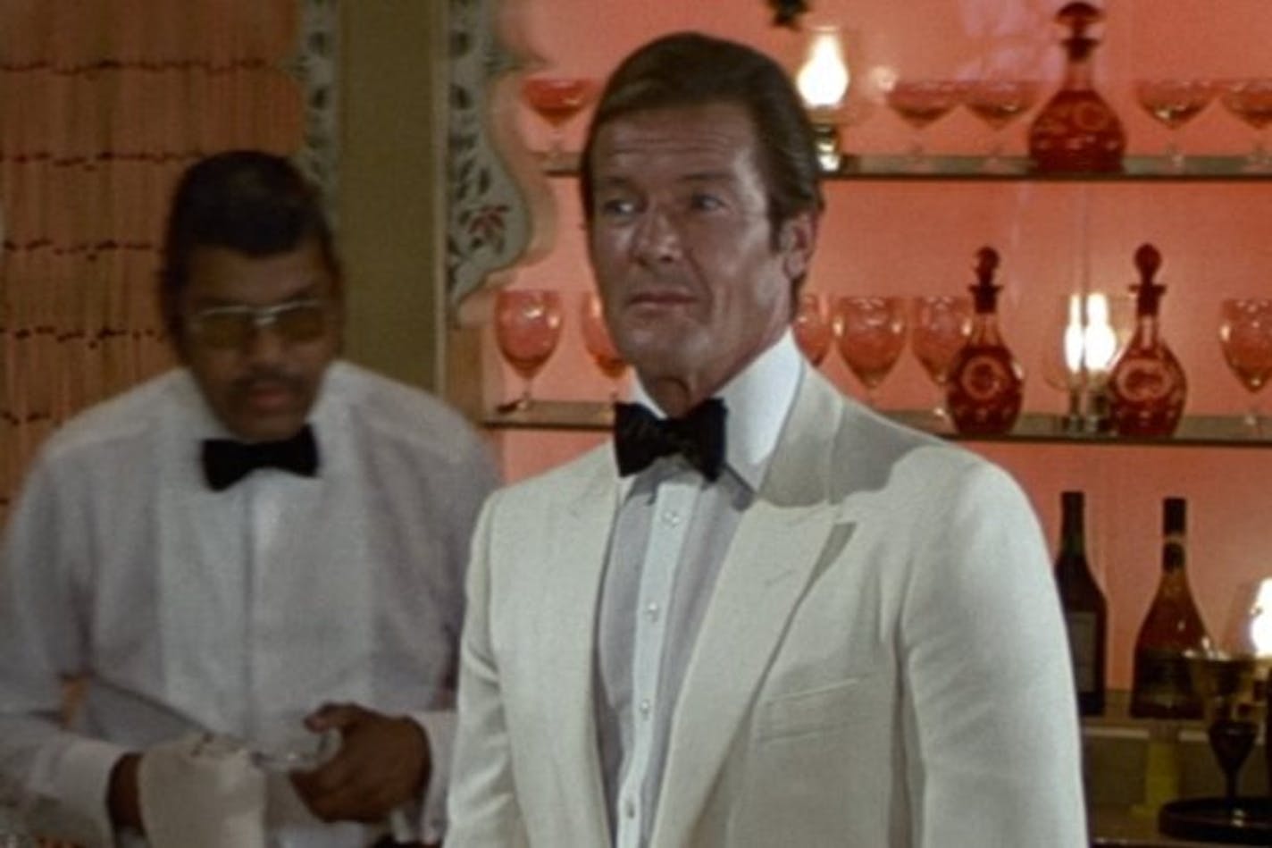 Roger Moore starred as James Bond in many films.