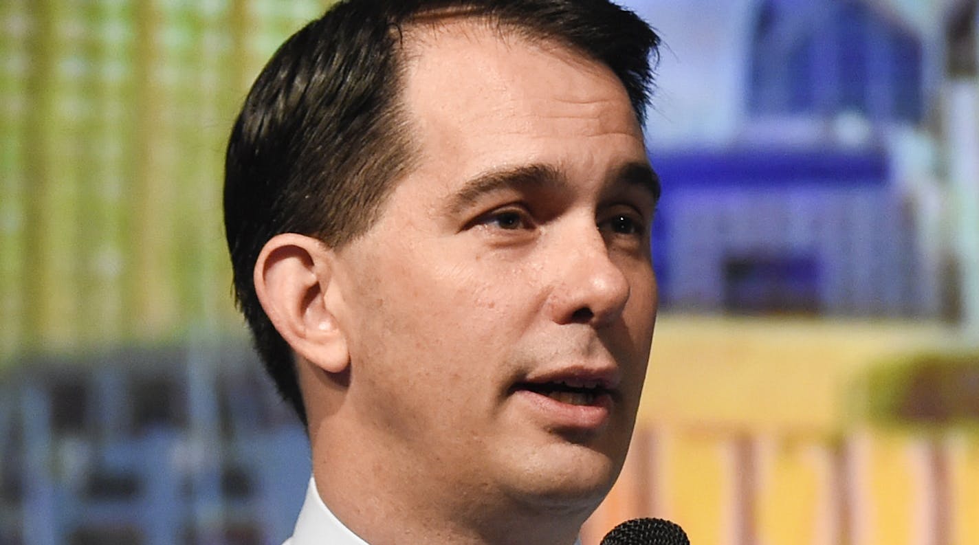 Republican presidential candidate Wisconsin Gov. Scott Walker speaks at the American Legislative Exchange Council 42nd annual meeting Thursday, July 23, 2015 in San Diego.