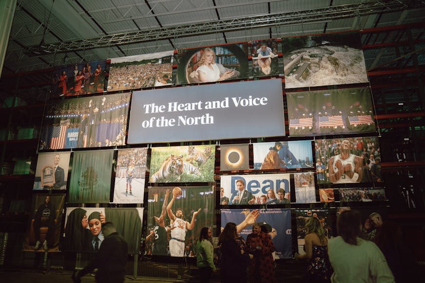 Attendees of the Wrap gathered at the Heritage Center in Minneapolis on Jan. 3.