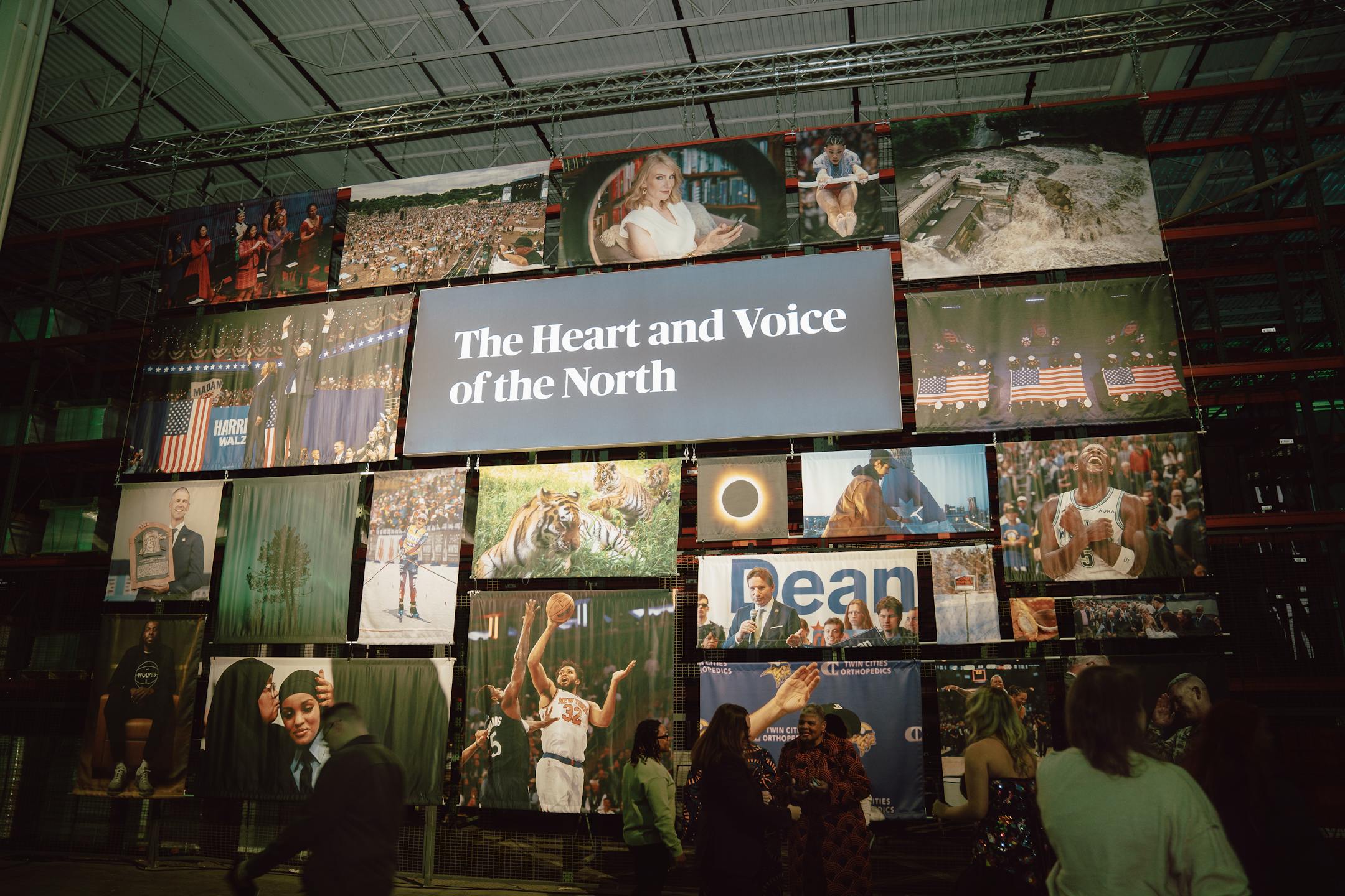 Attendees of the Wrap gathered at the Heritage Center in Minneapolis on Jan. 3.