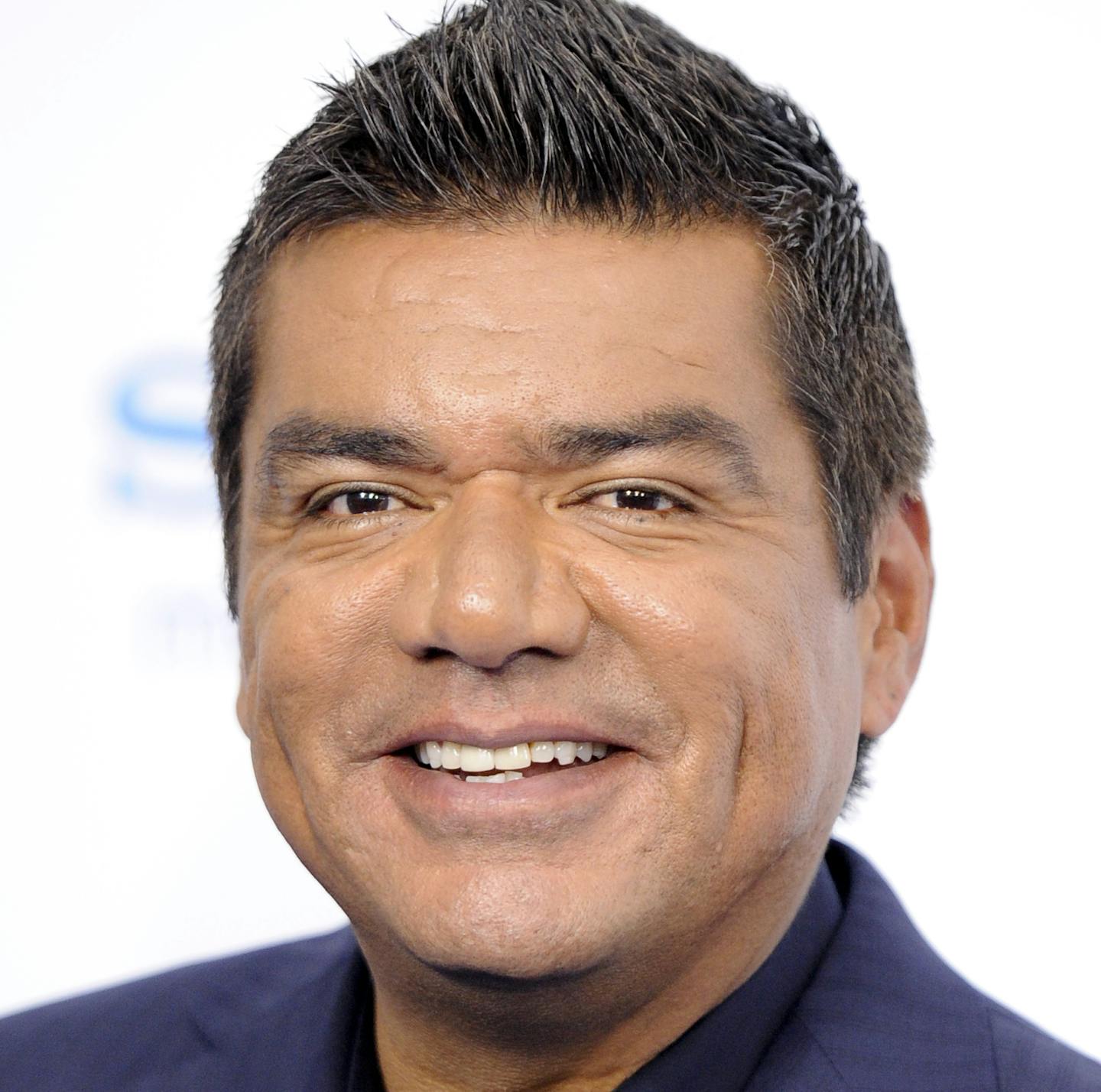 Actor George Lopez attends the premiere of 'The Smurfs' at the Ziegfeld Theatre on Sunday, July 24, 2011 in New York. (AP Photo/Evan Agostini)