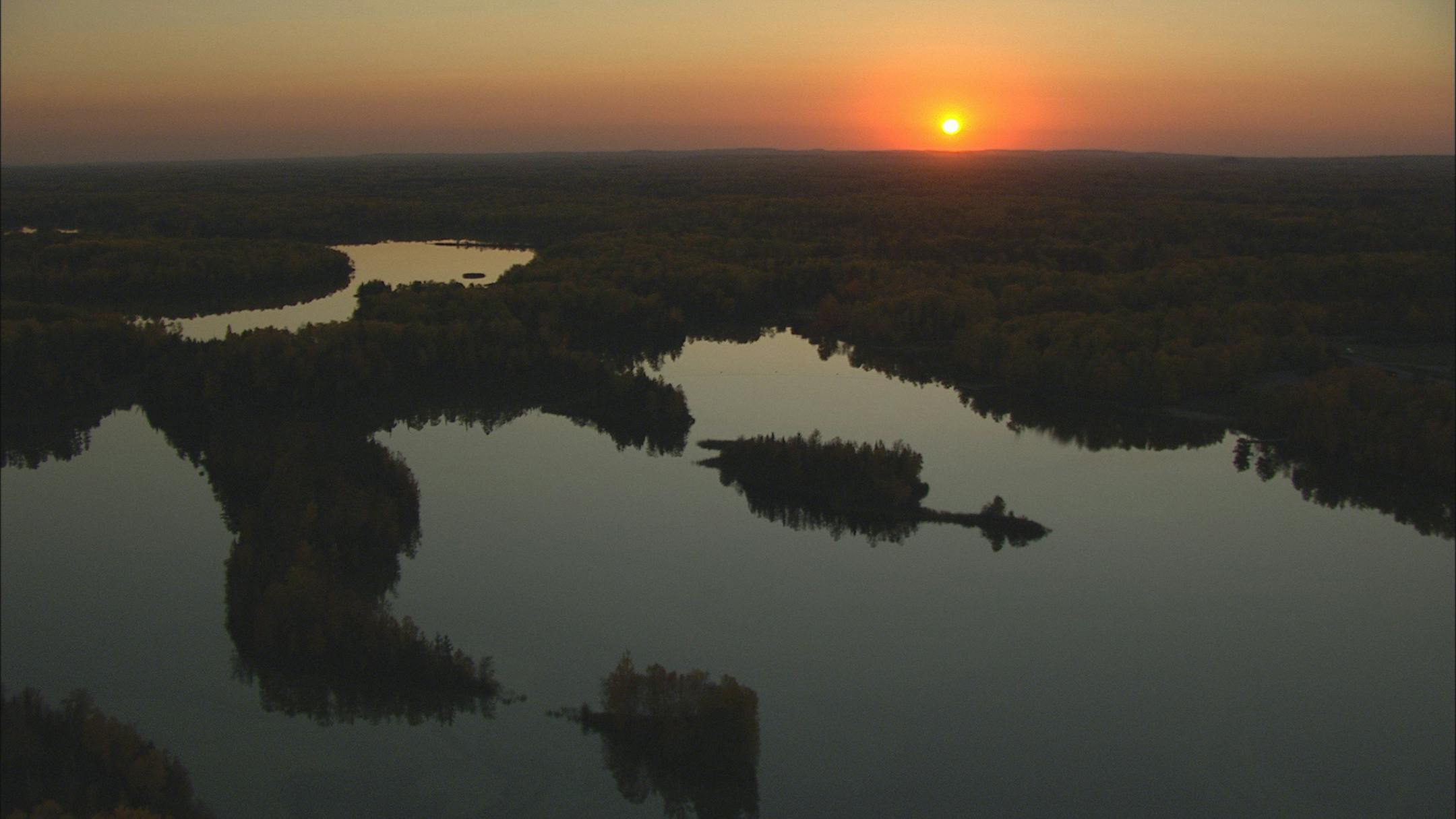 Aerial photo of St. Louis County, Minnesota from "Aerial America" Smithsonian Channel