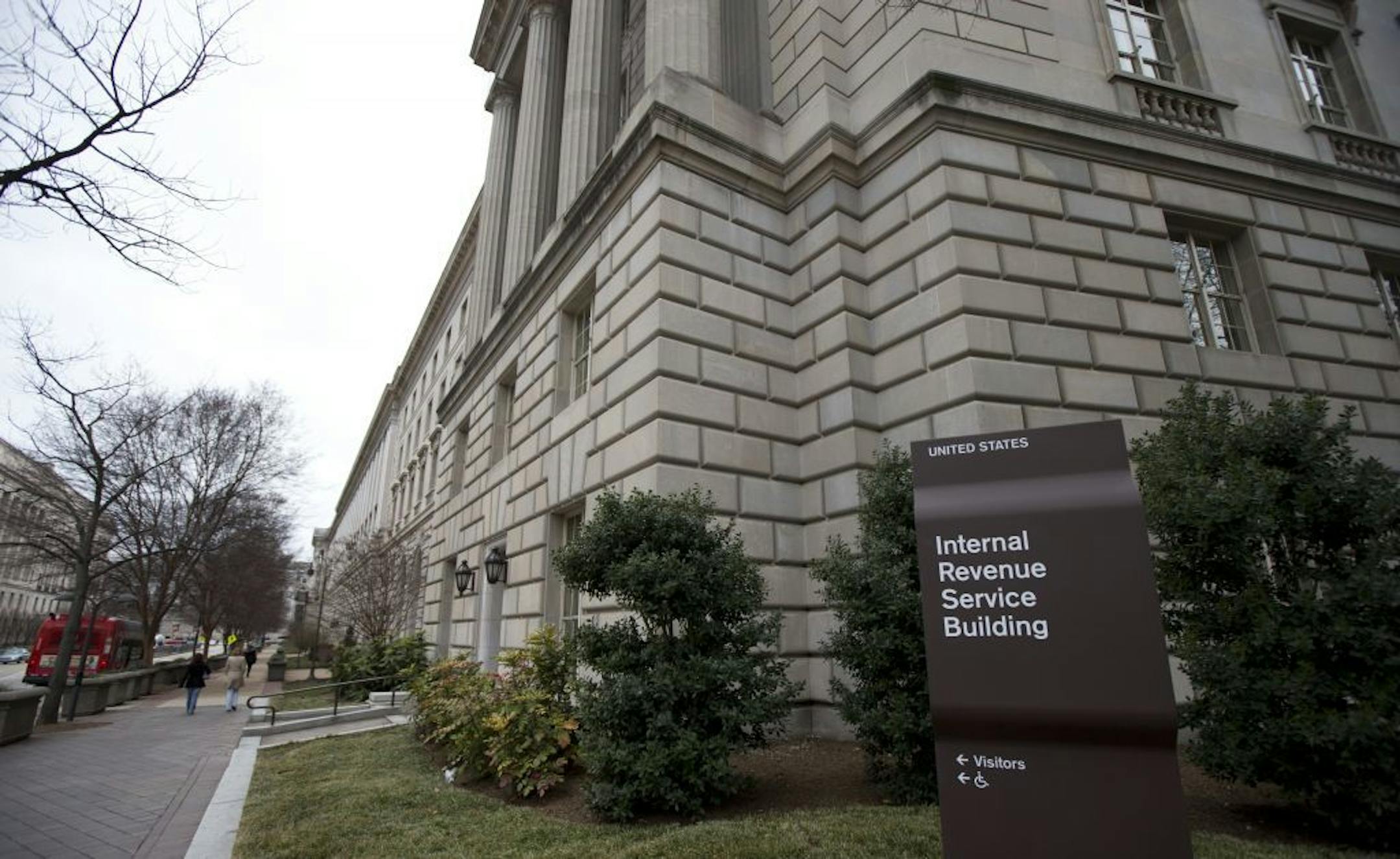 The Internal Revenue Service building at the Federal Triangle complex in Washington, Saturday, March 2, 2013.