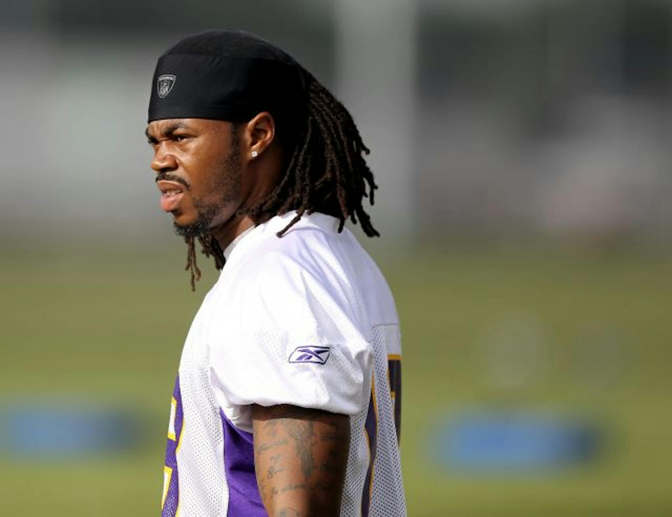 Vikings wide receiver Sidney Rice.