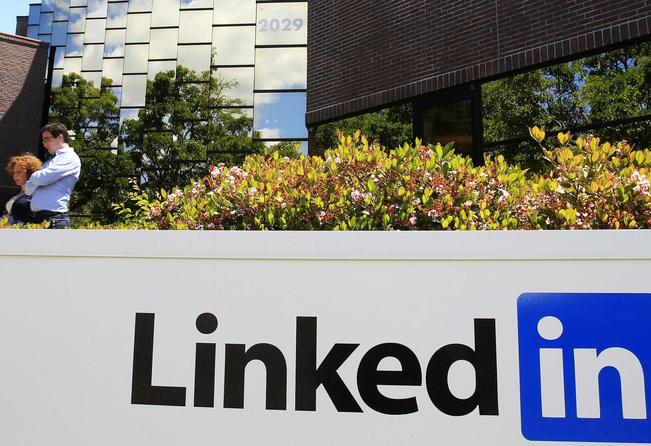 FILE - In this May 9, 2011 file photo, LinkedIn Corp., the professional networking Web site, displays its logo outside of headquarters in Mountain View, Calif. LinkedIn said Wednesday, June 6, 2012, it is investigating reports that more than six million passwords have been stolen and leaked onto the Internet. (AP Photo/Paul Sakuma, file) ORG XMIT: MIN2013041814082532 ORG XMIT: MIN1304241657470092