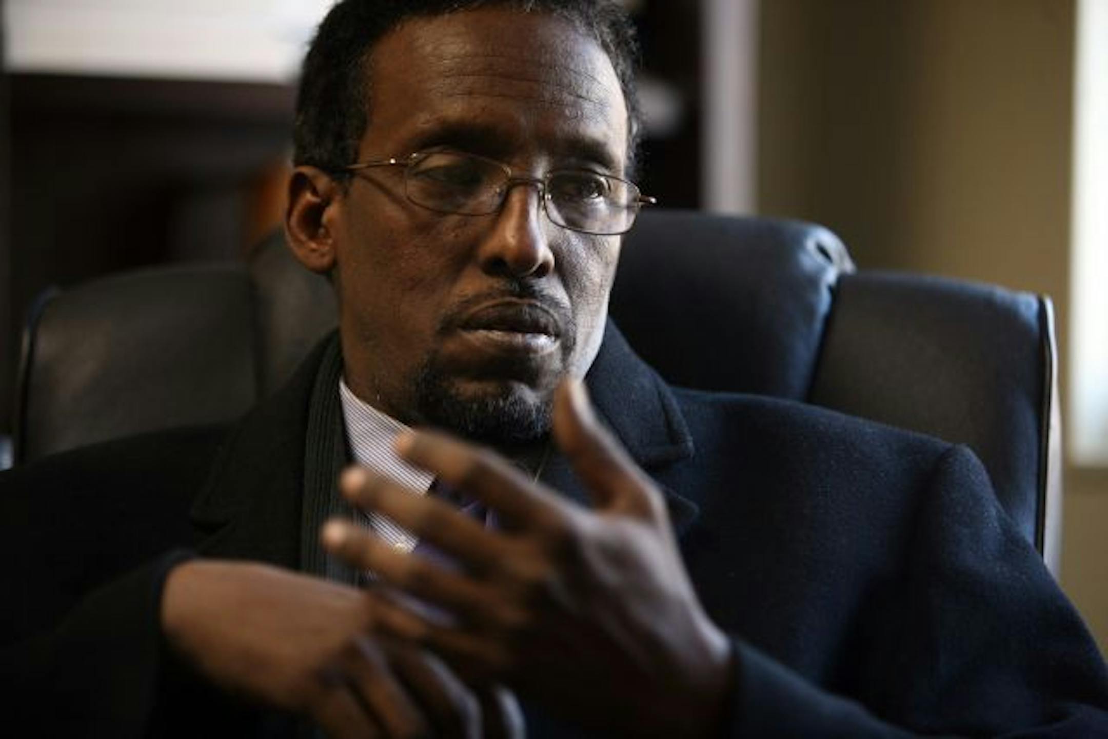 Dr. Mohamed Aden Ali lost sister, the Minister of Health of Somalia, to a bombing.