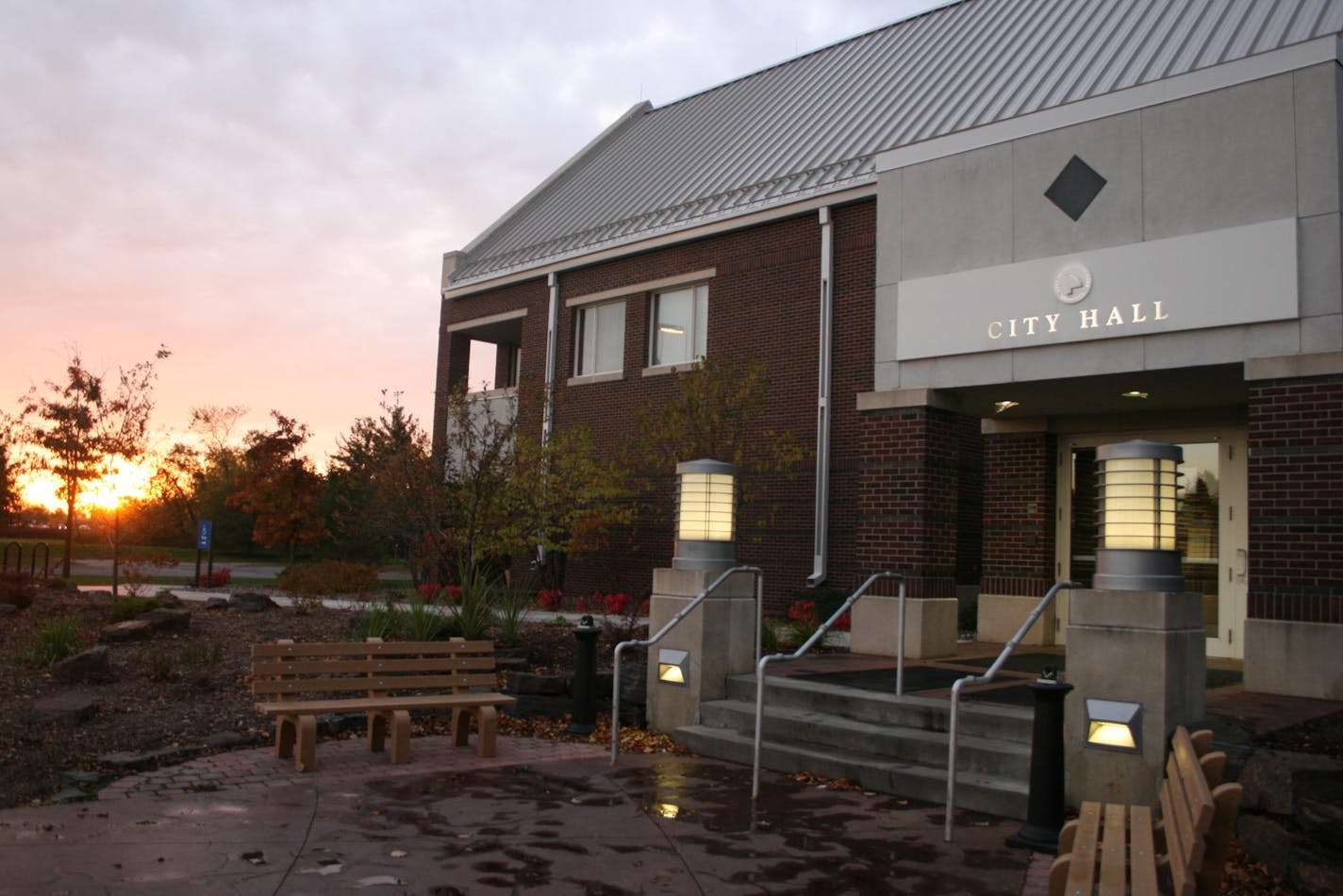 Brooklyn Park City Hall.