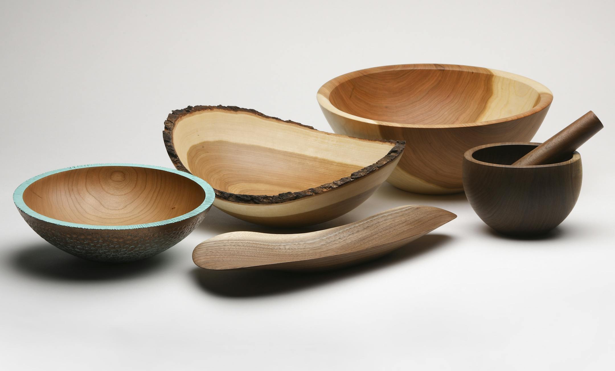 ] JEFF WHEELER ï jeff.wheeler@startribune.com Wooden bowls made by wood turner Benjamin Leatham of Cannon River Bowl & Spoon, photographed in the studio Thursday, July 12, 2018. ORG XMIT: MIN1807161952211976