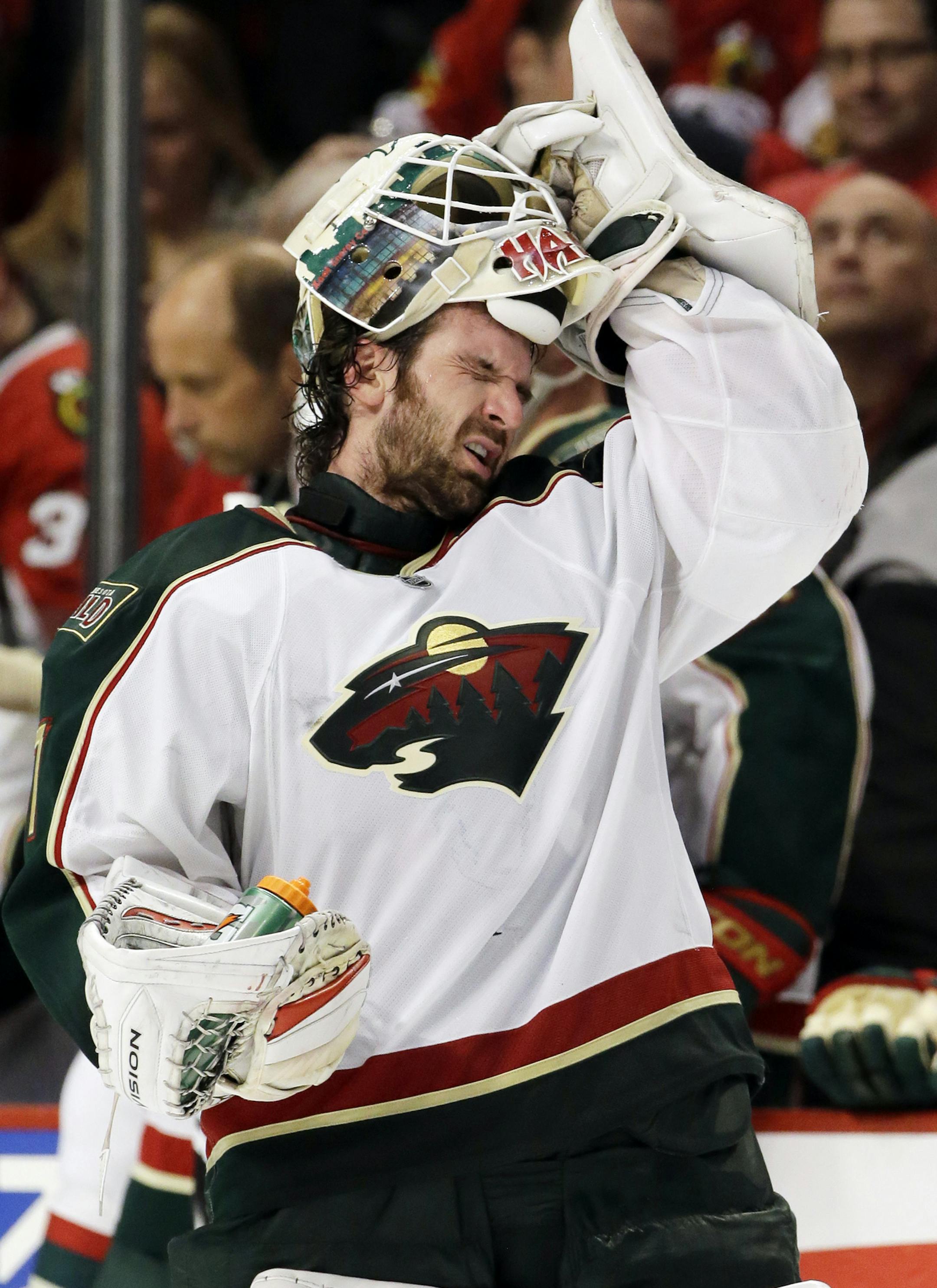 Minnesota Wild goalie Josh Harding