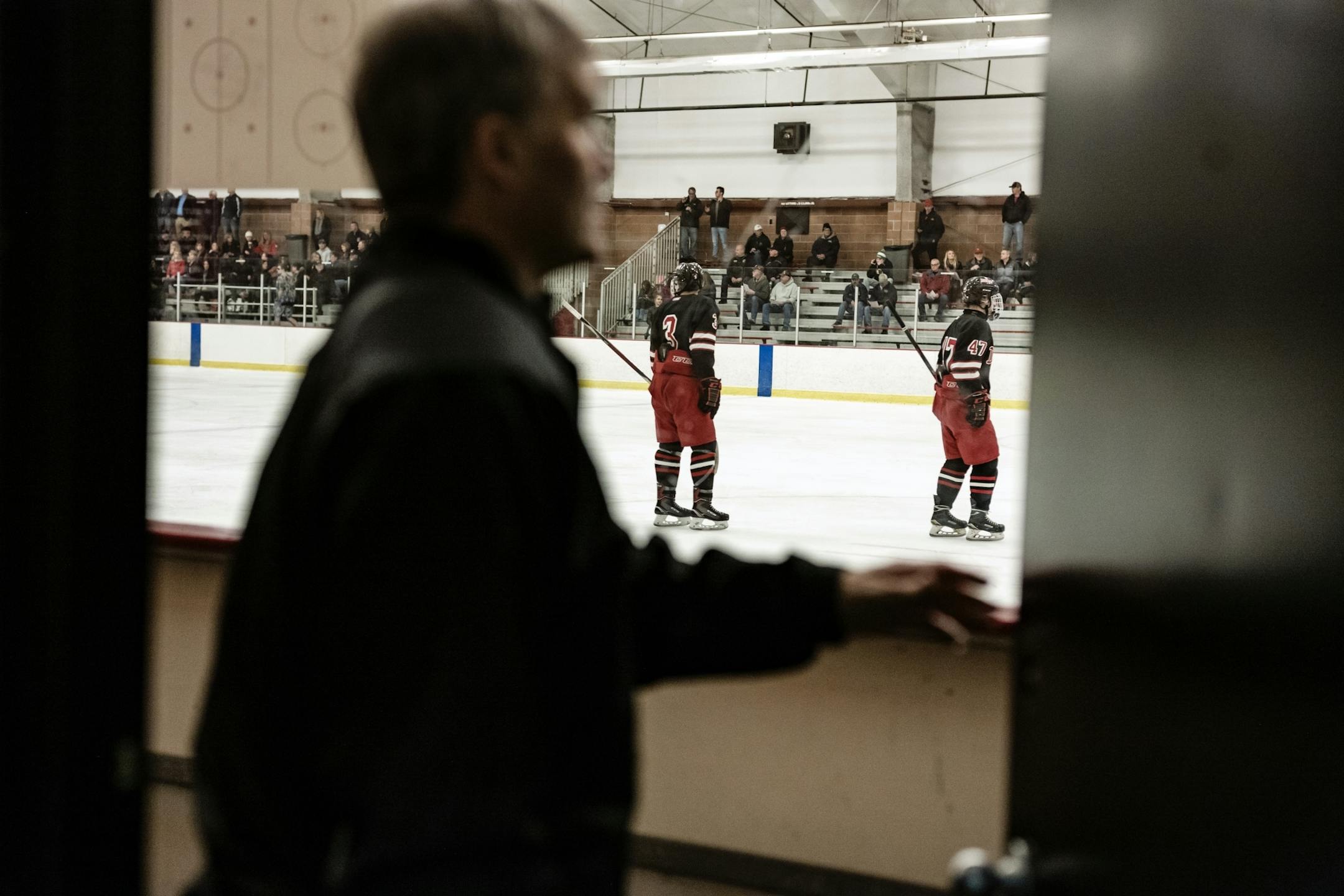 C.J. Beaurline has over 20 years of experience as an official. He also works Gophers' hockey games on the weekend.