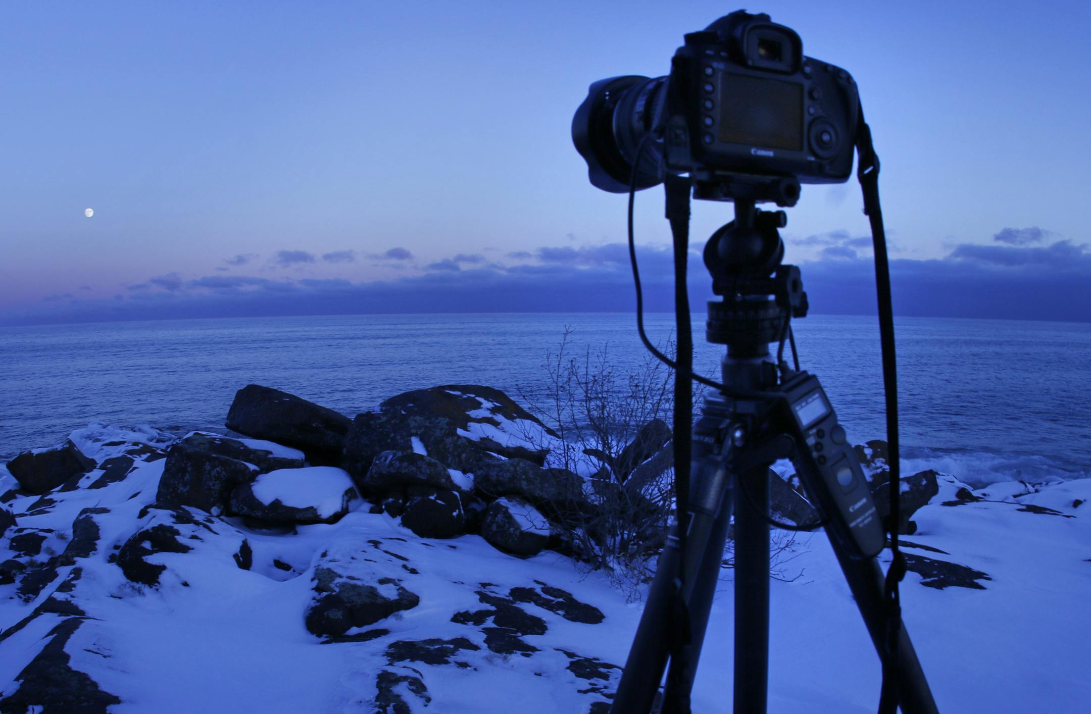 Using a sturdy tri-pod, fast wide lens and a remote trigger are essential tools for capturing the night sky. ] Northern Minnesota, MN 12/08//2013 ORG XMIT: MIN1312181232591417